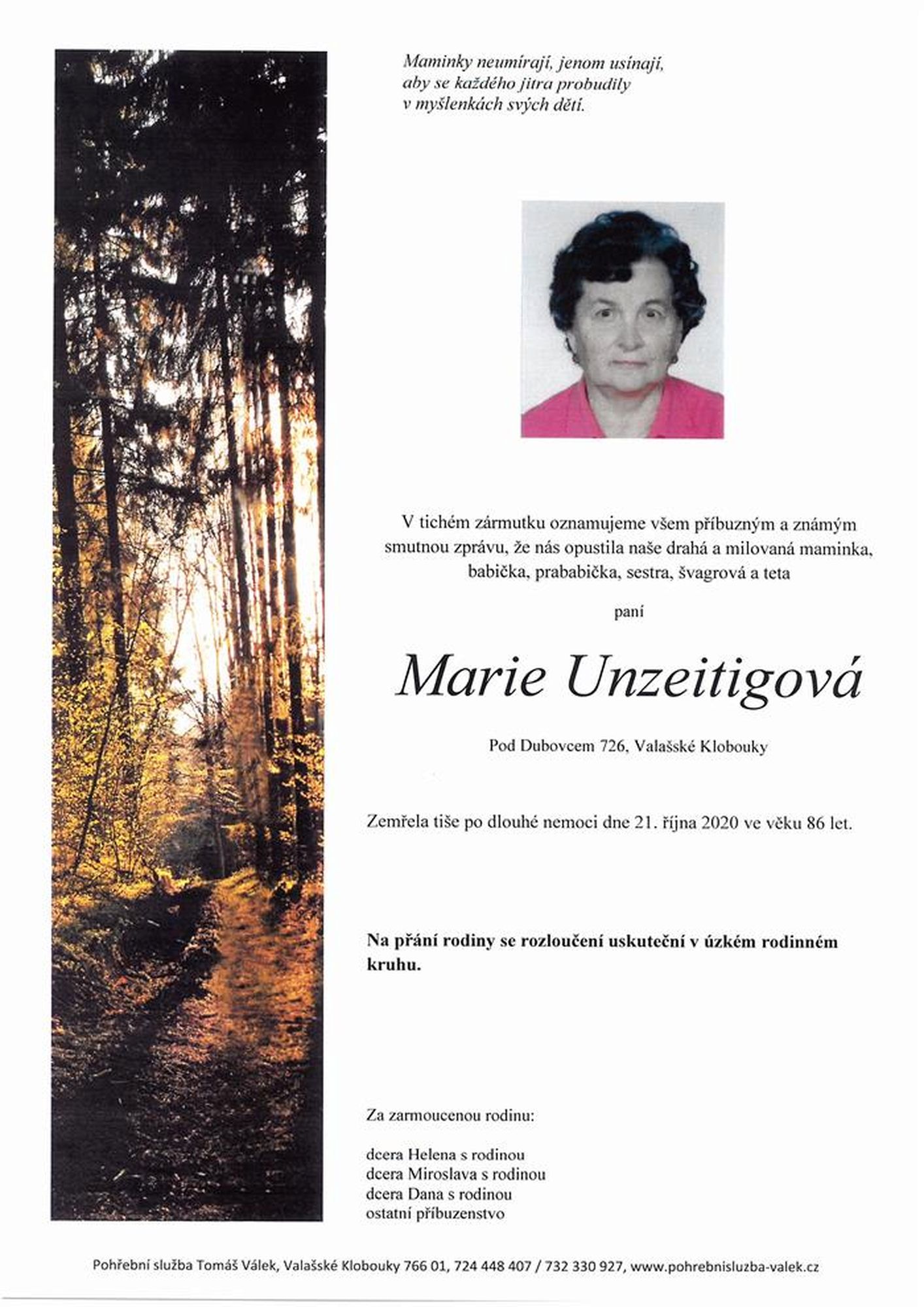 Marie Unzeitigová