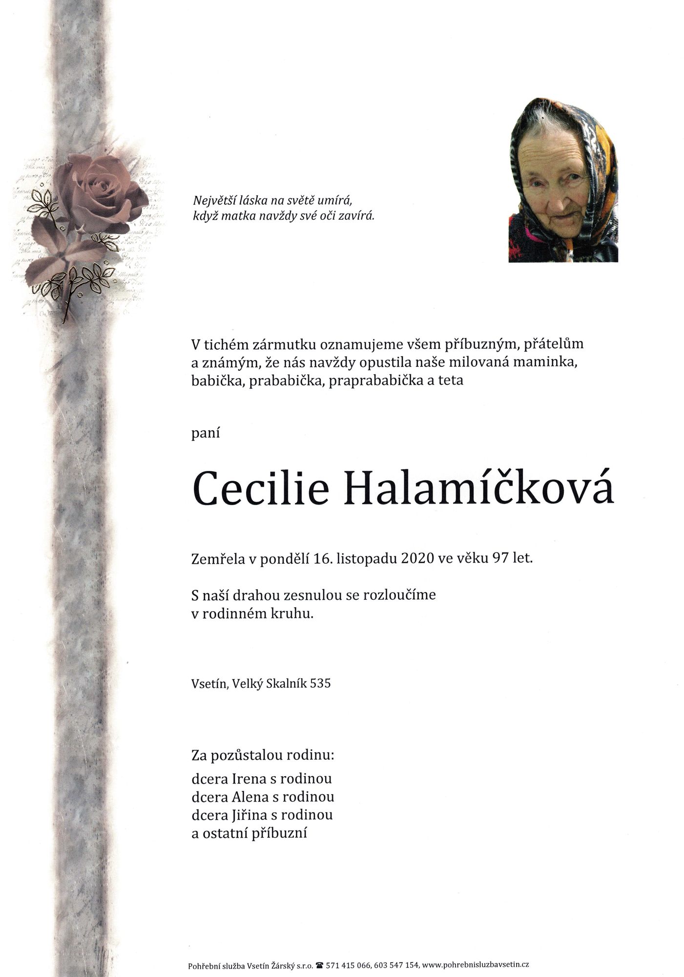 Cecilie Halamíčková