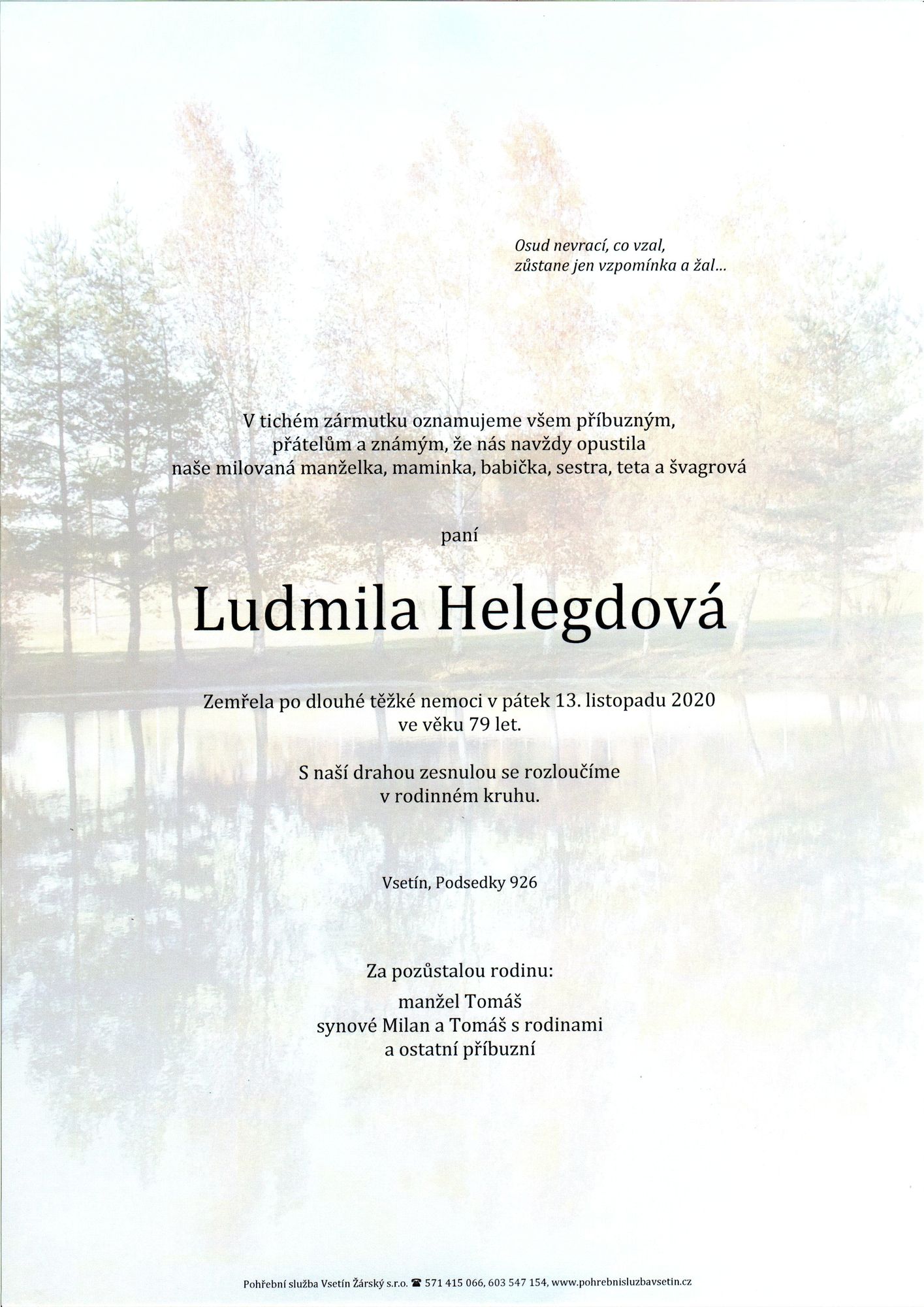 Ludmila Helegdová