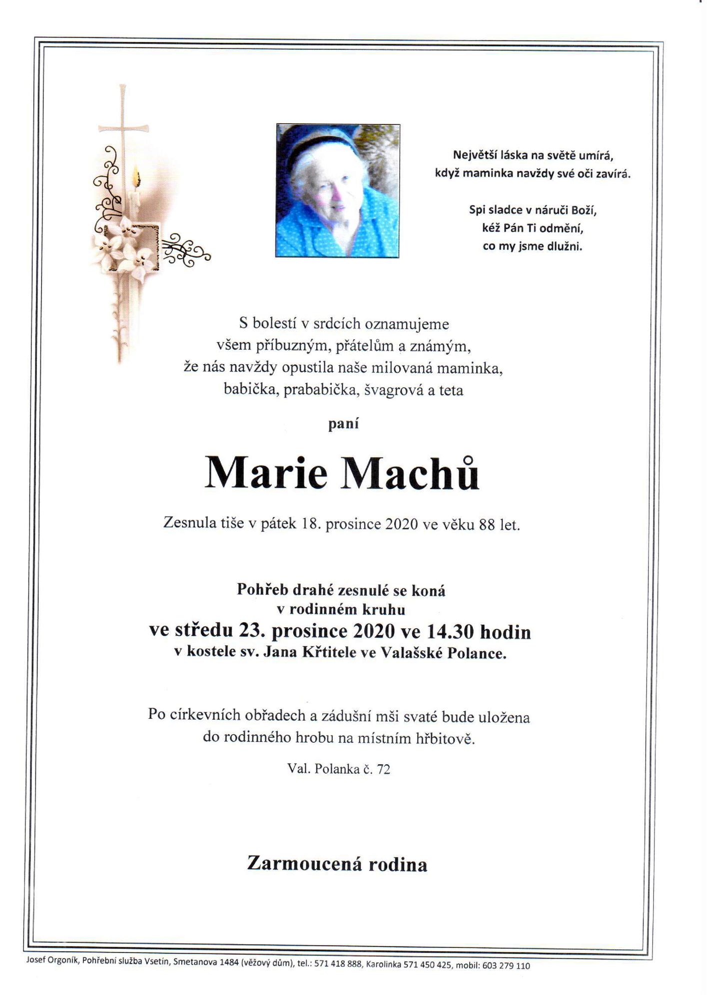 Marie Machů
