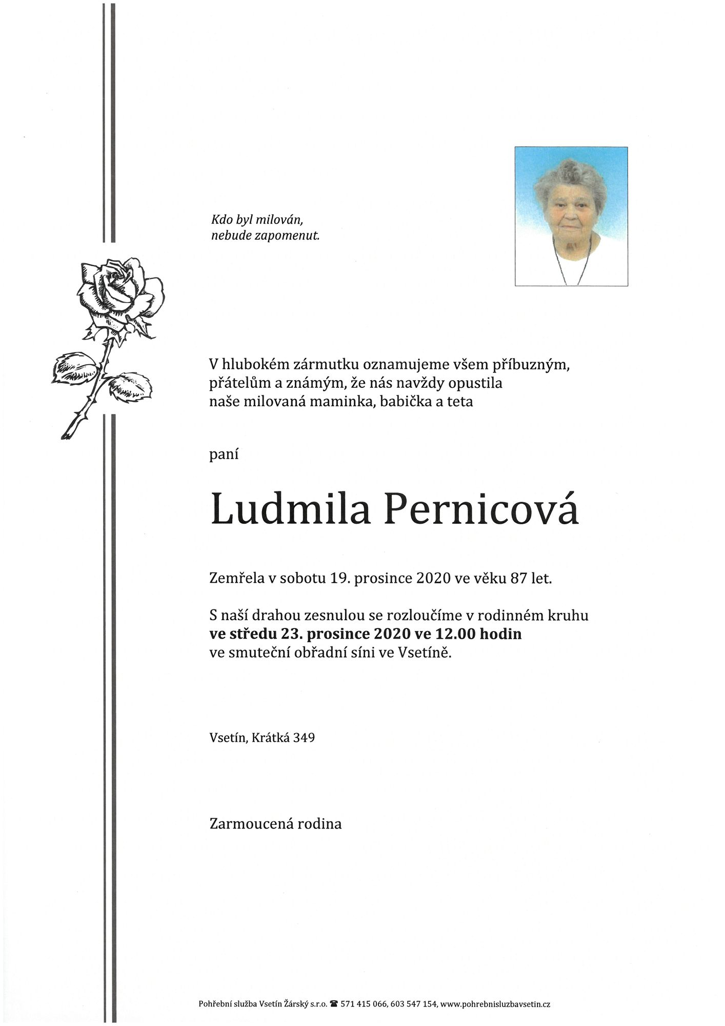 Ludmila Pernicová