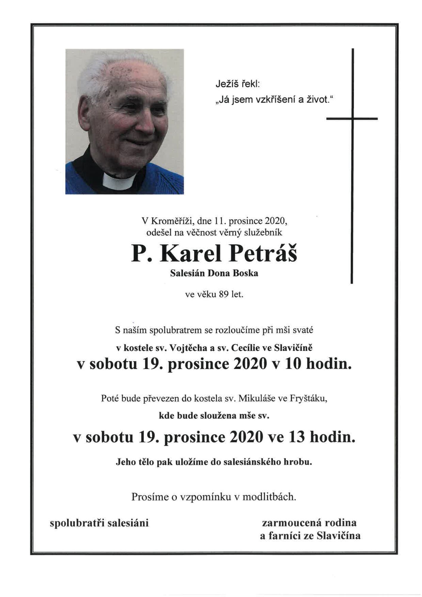 P. Karel Petráš