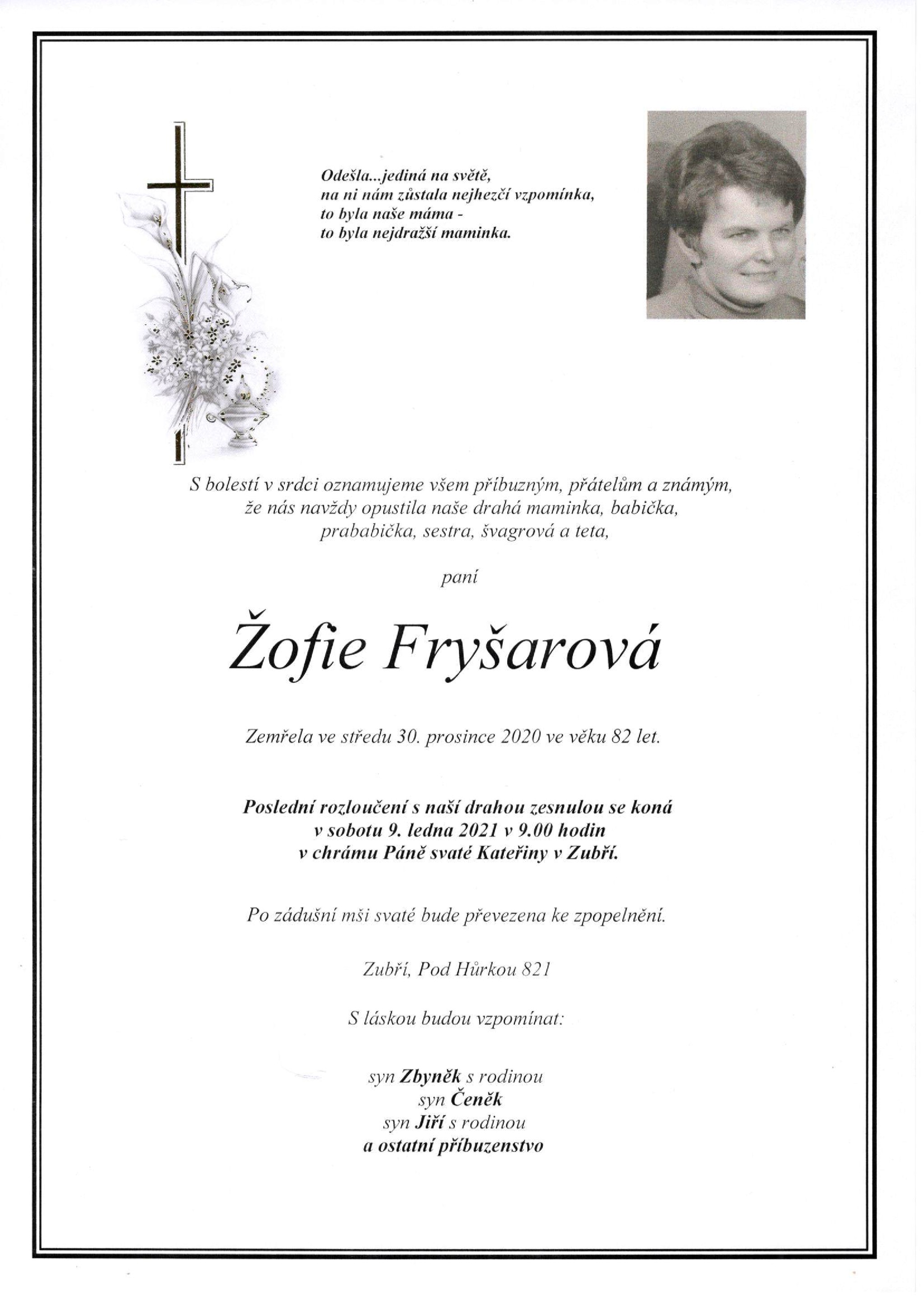 Žofie Fryšarová