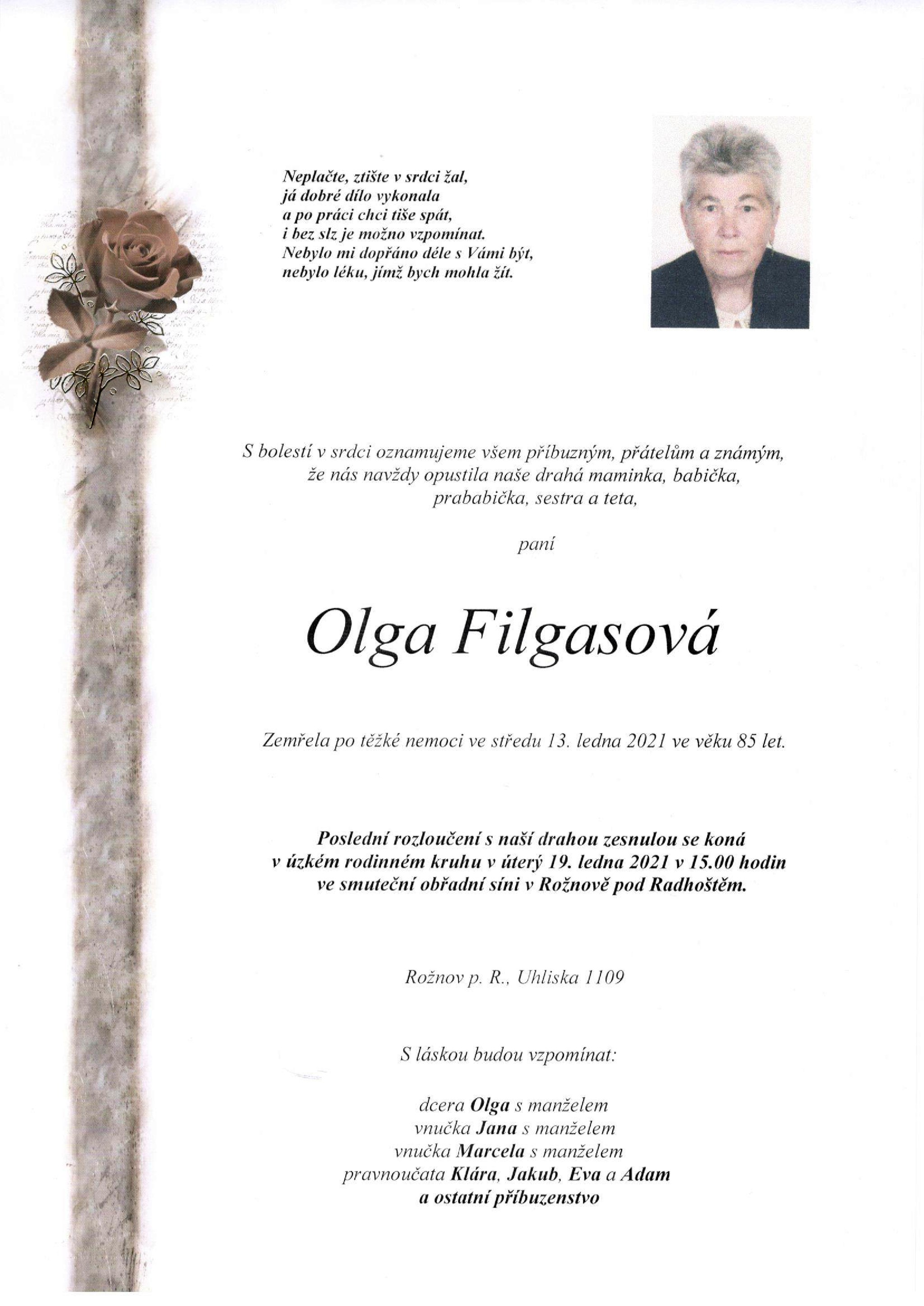 Olga Filgasová