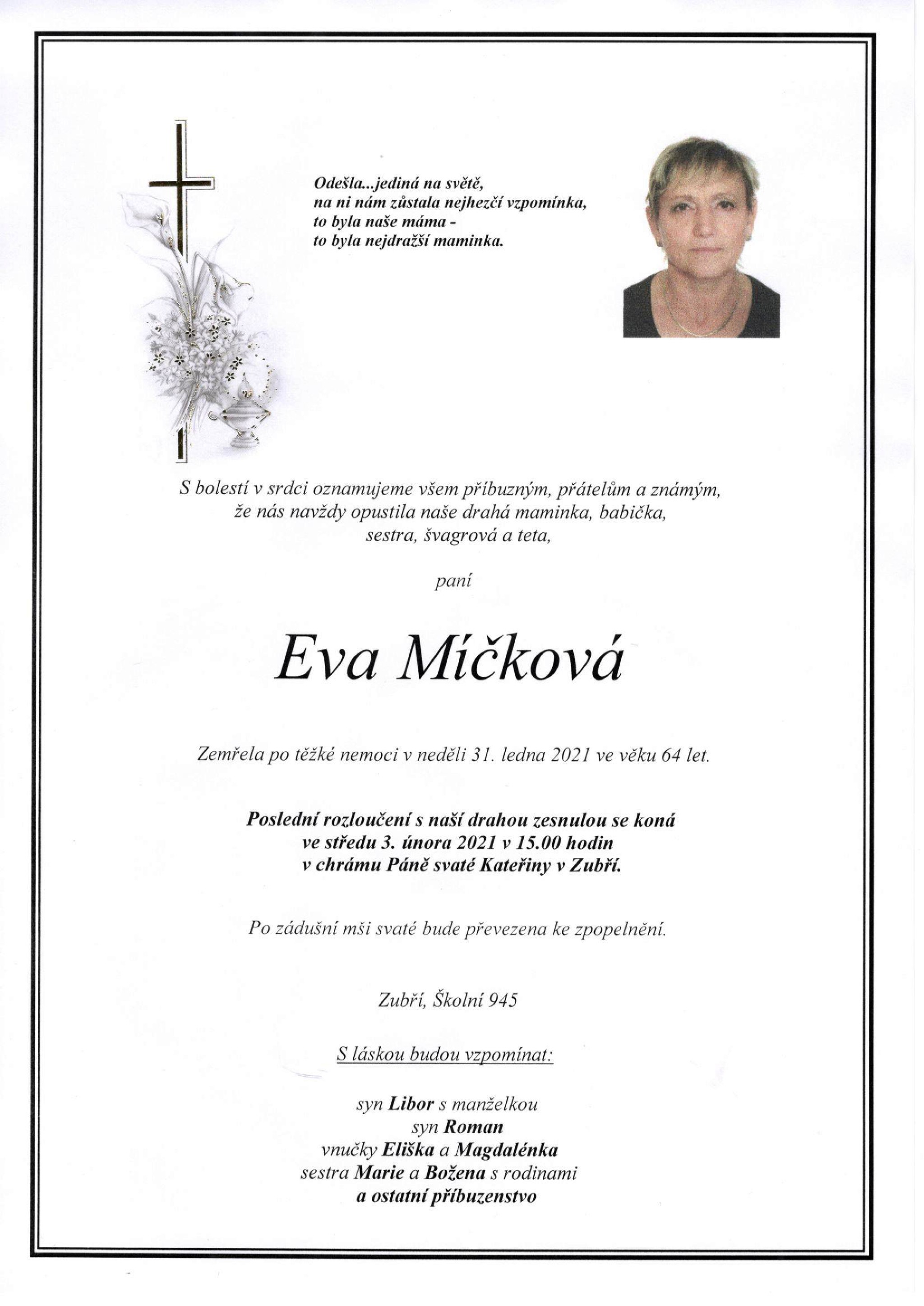 Eva Míčková