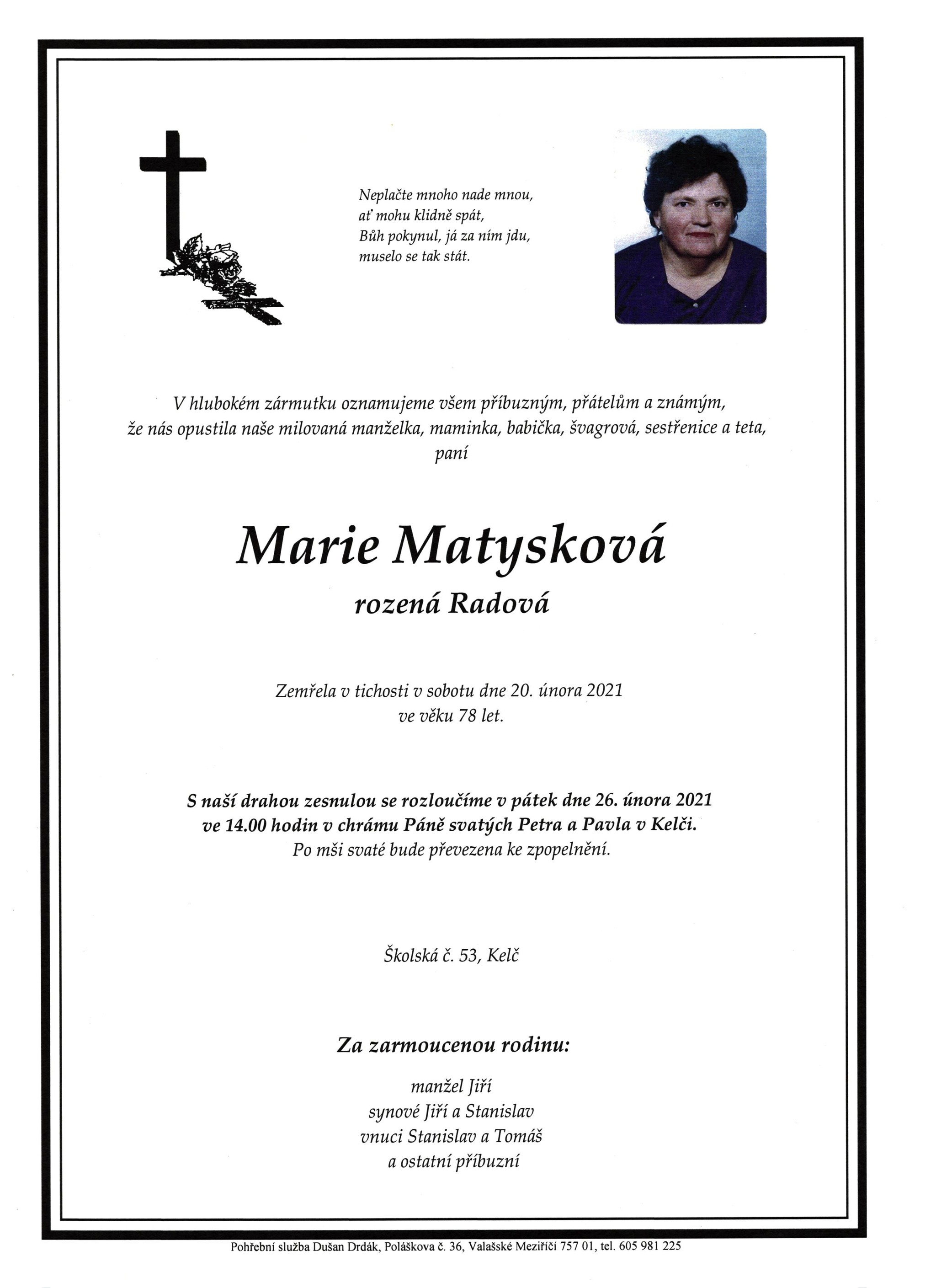Marie Matysková