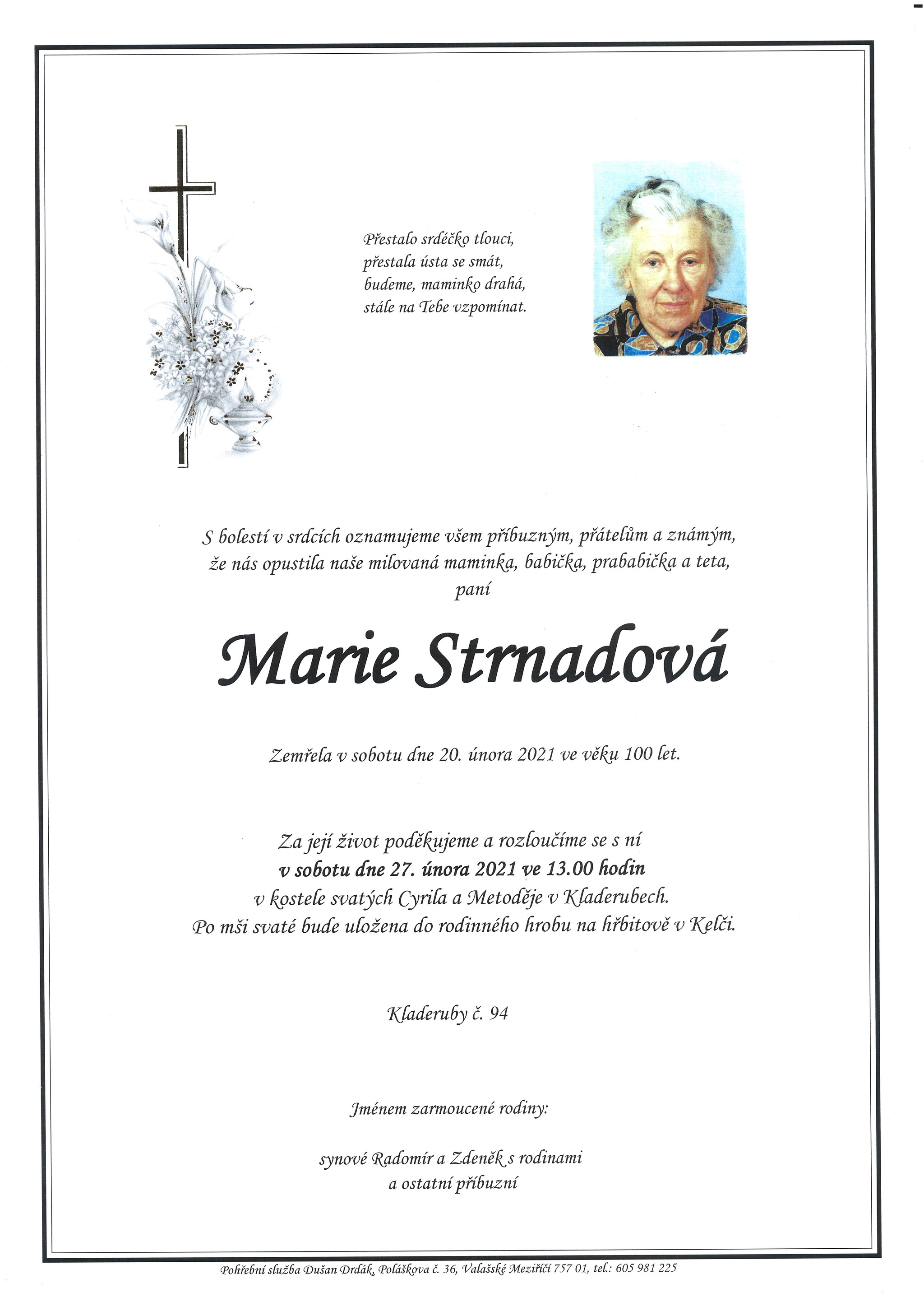Marie Strnadová