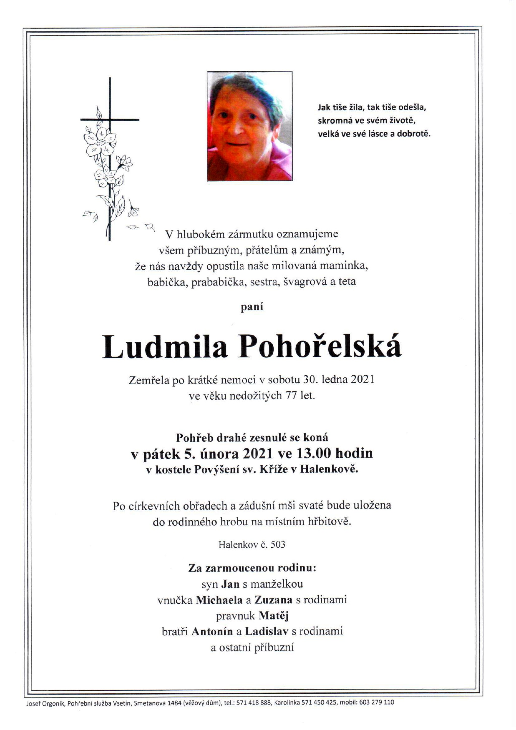 Ludmila Pohořelská