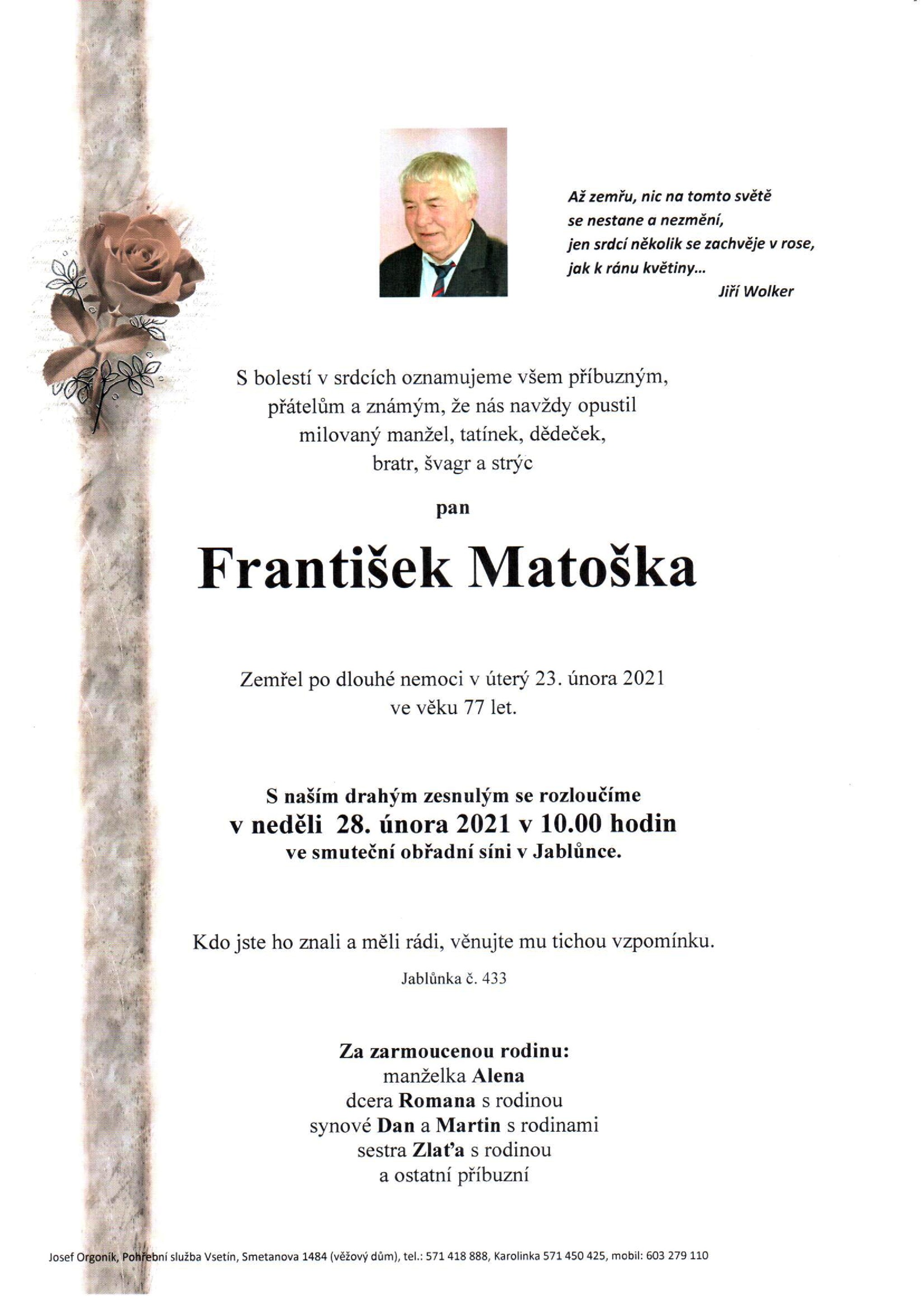 František Matoška