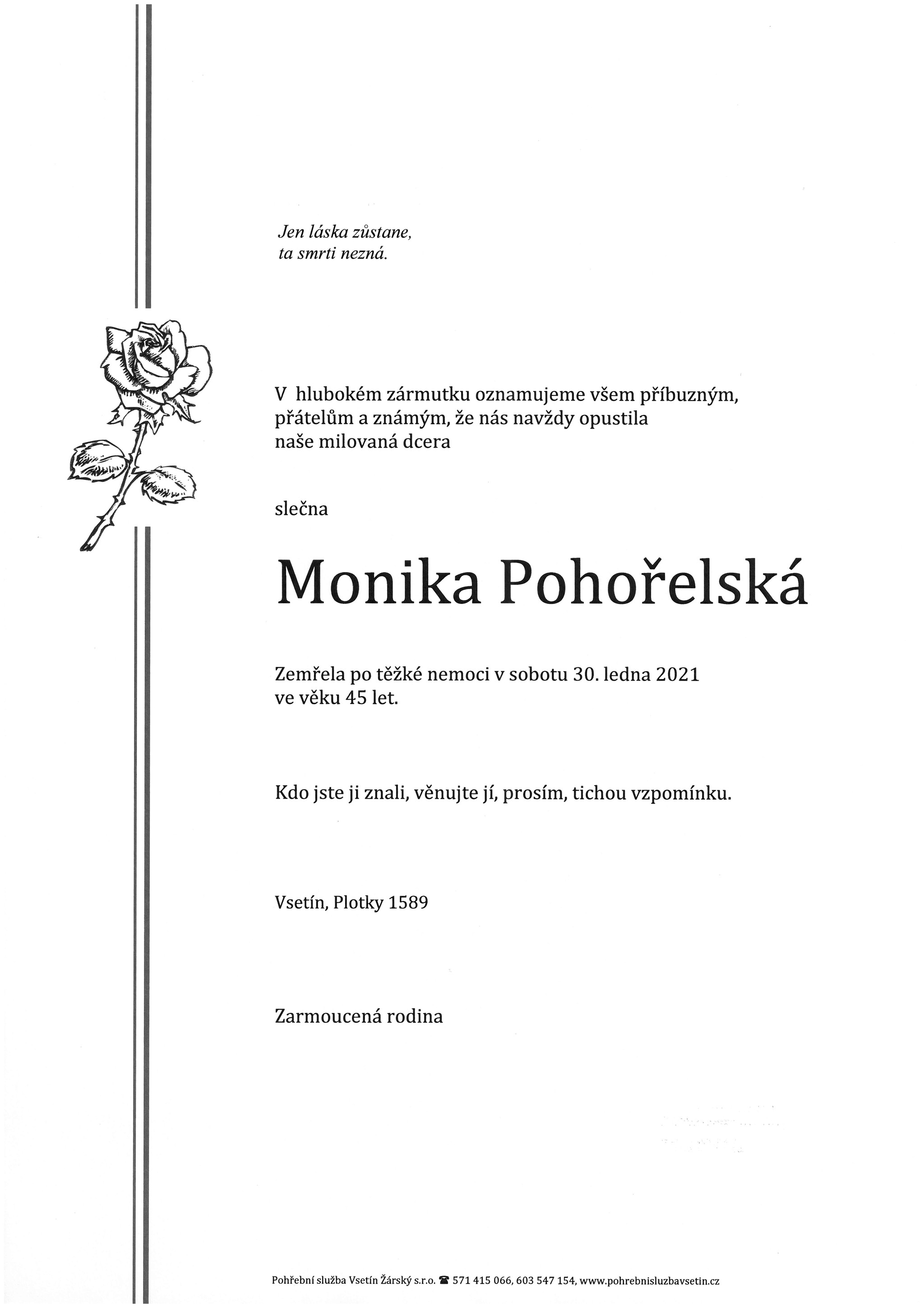 Monika Pohořelská