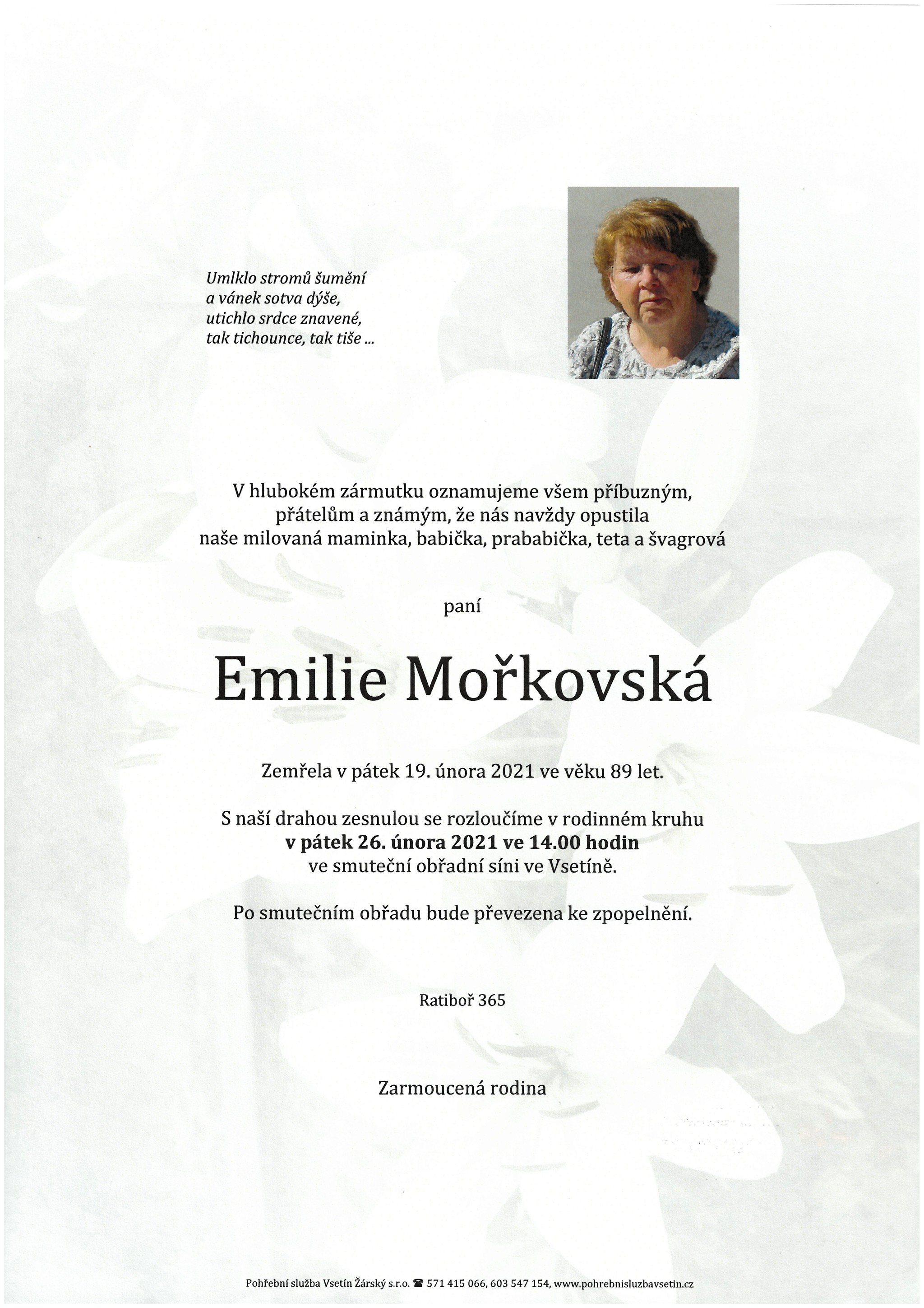 Emilie Mořkovská