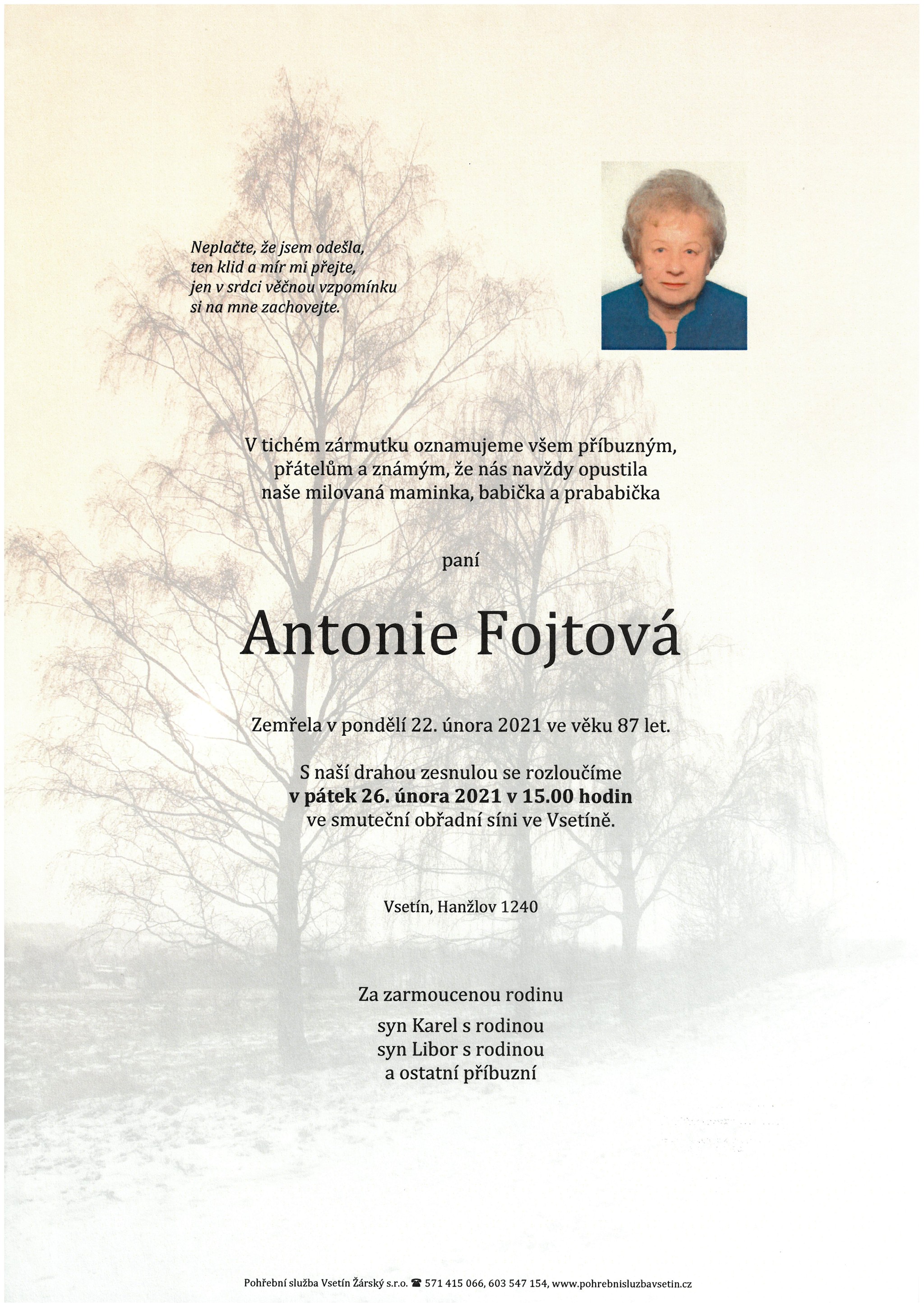 Antonie Fojtová