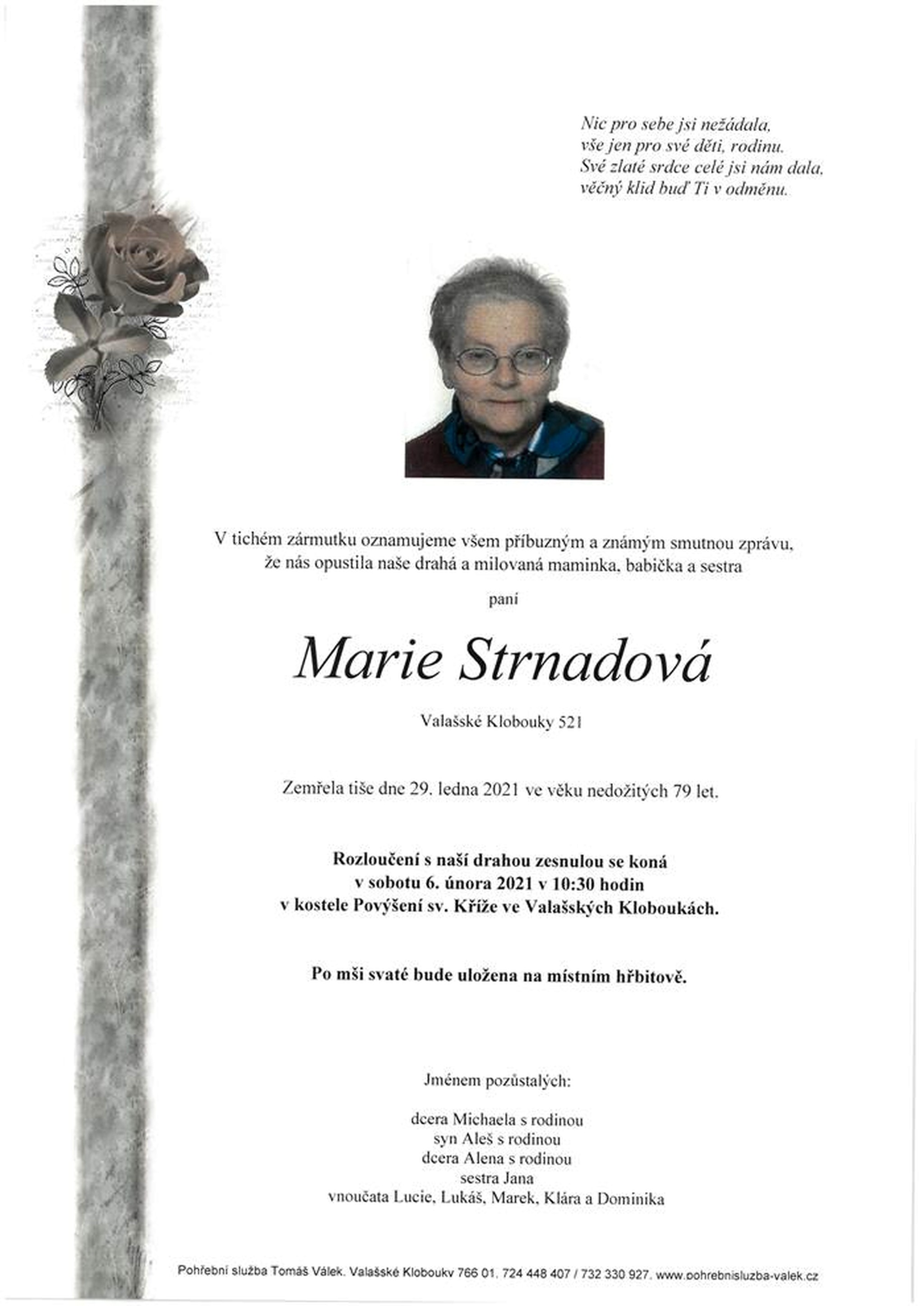 Marie Strnadová