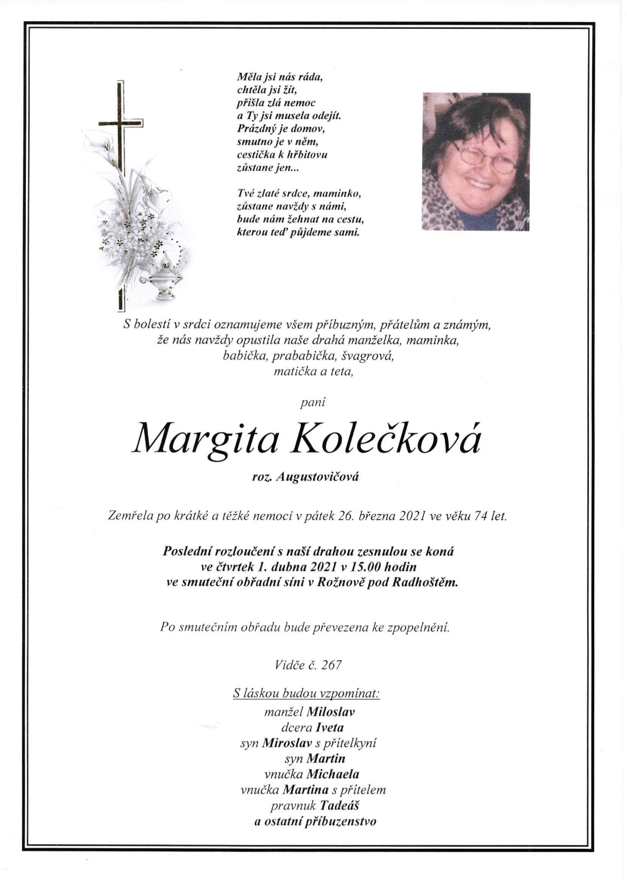 Margita Kolečková
