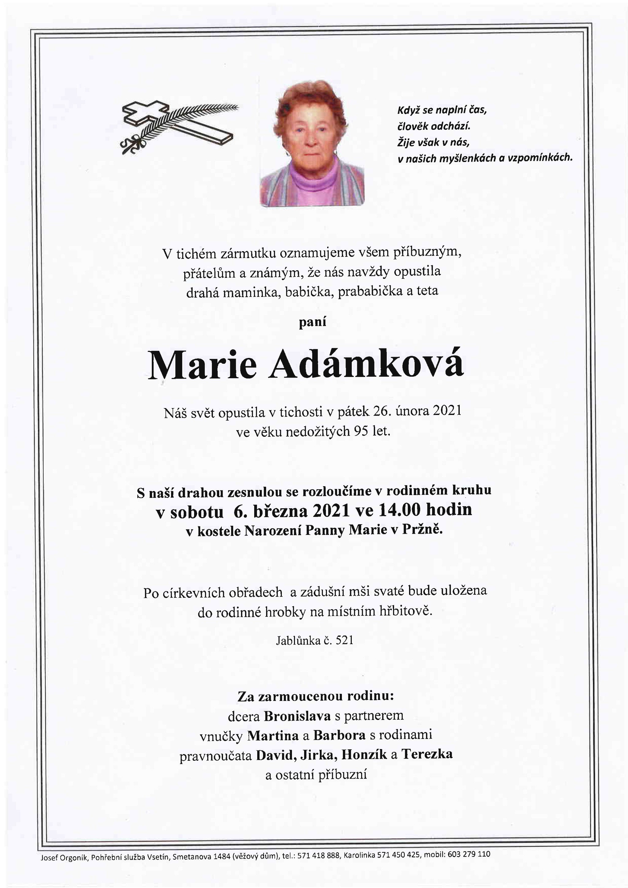 Marie Adámková