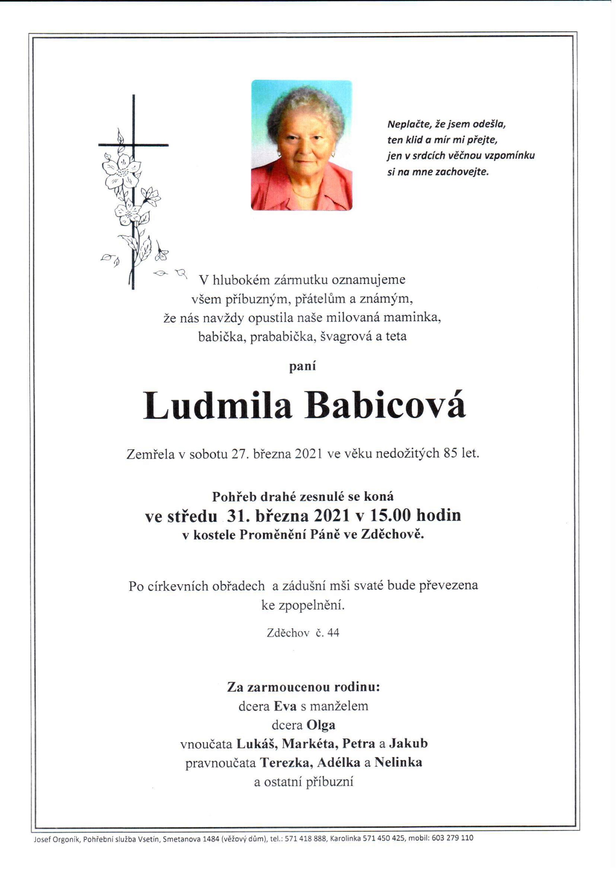 Ludmila Babicová