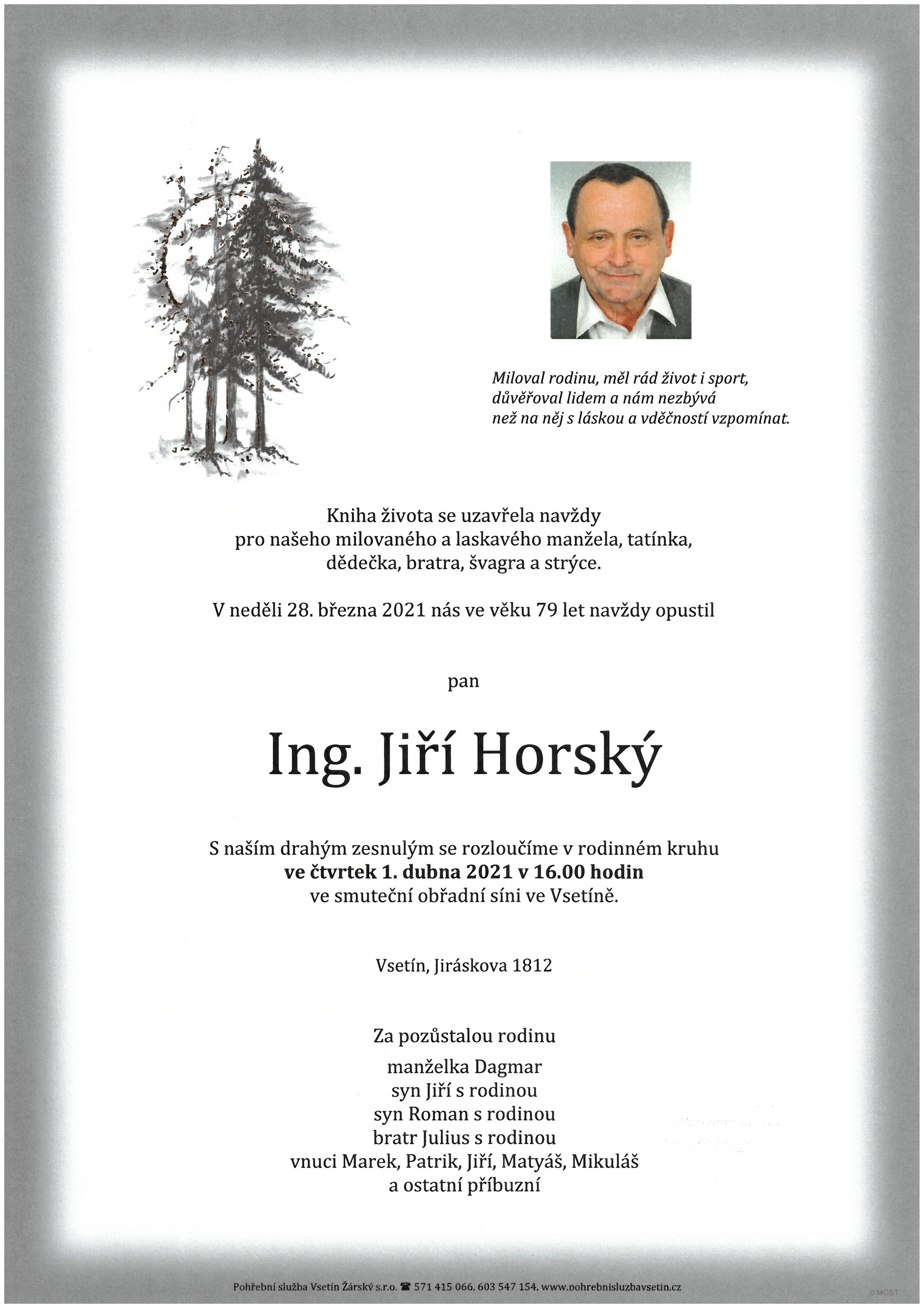 Ing. Jiří Horský