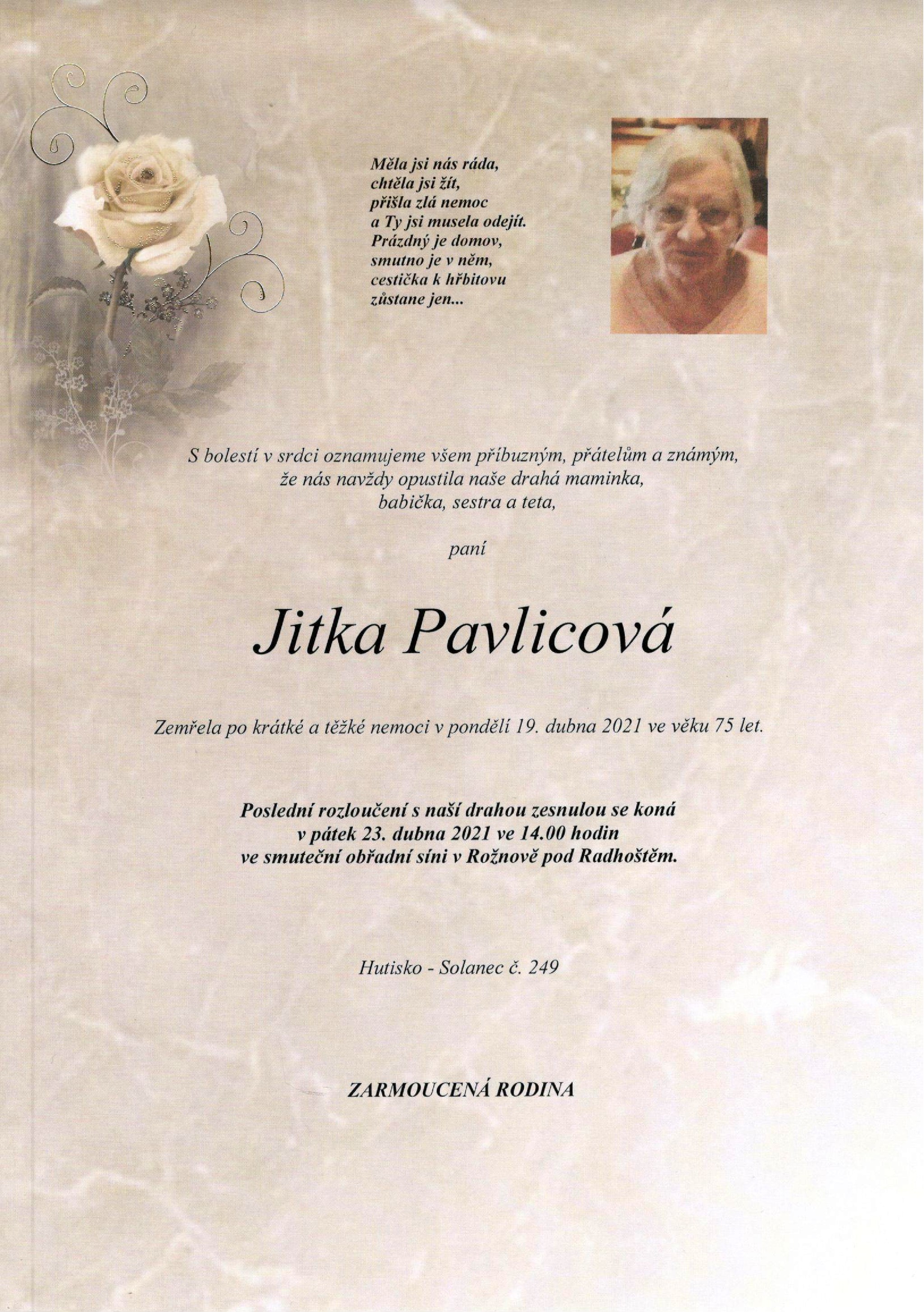 Jitka Pavlicová