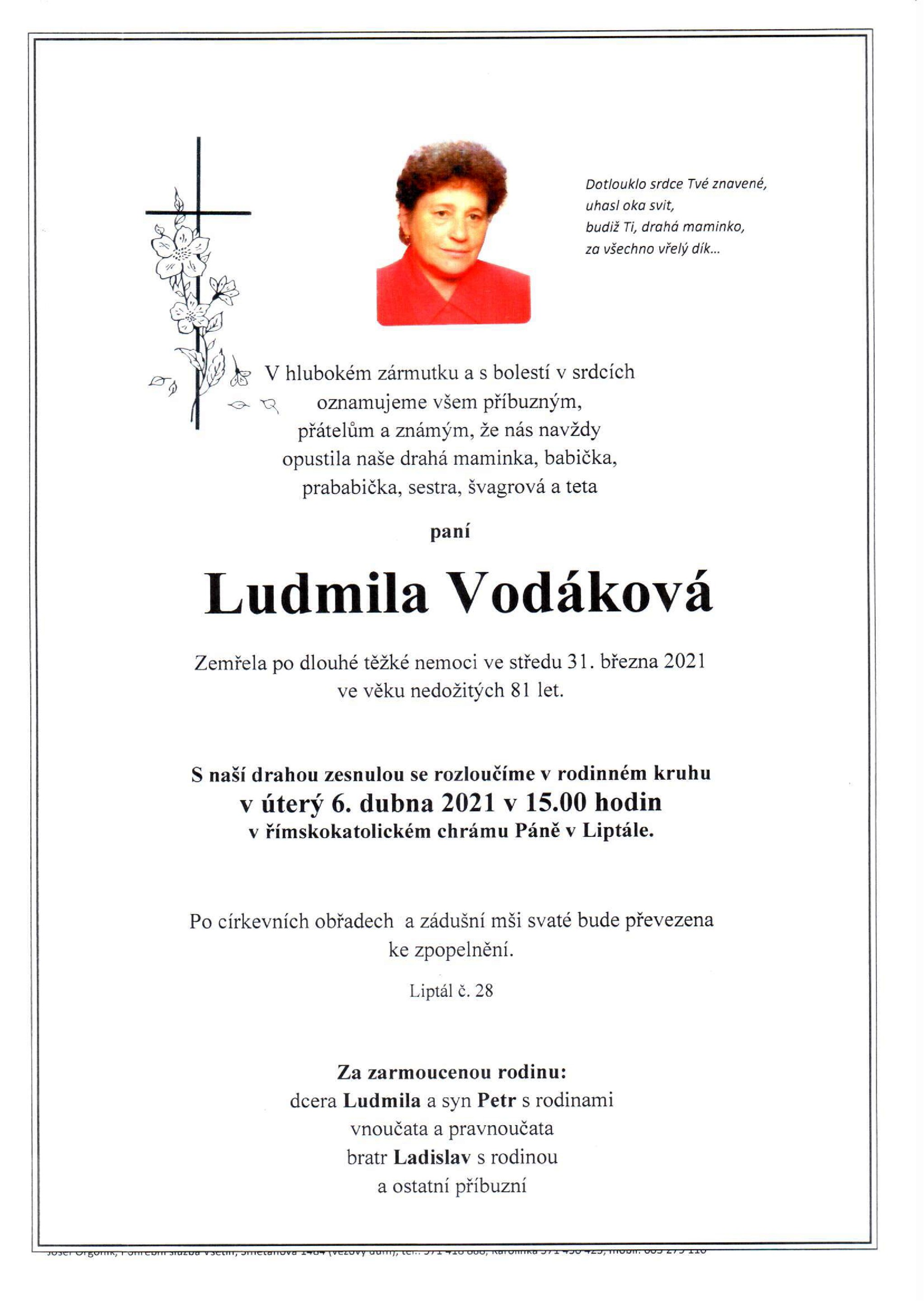 Ludmila Vodáková