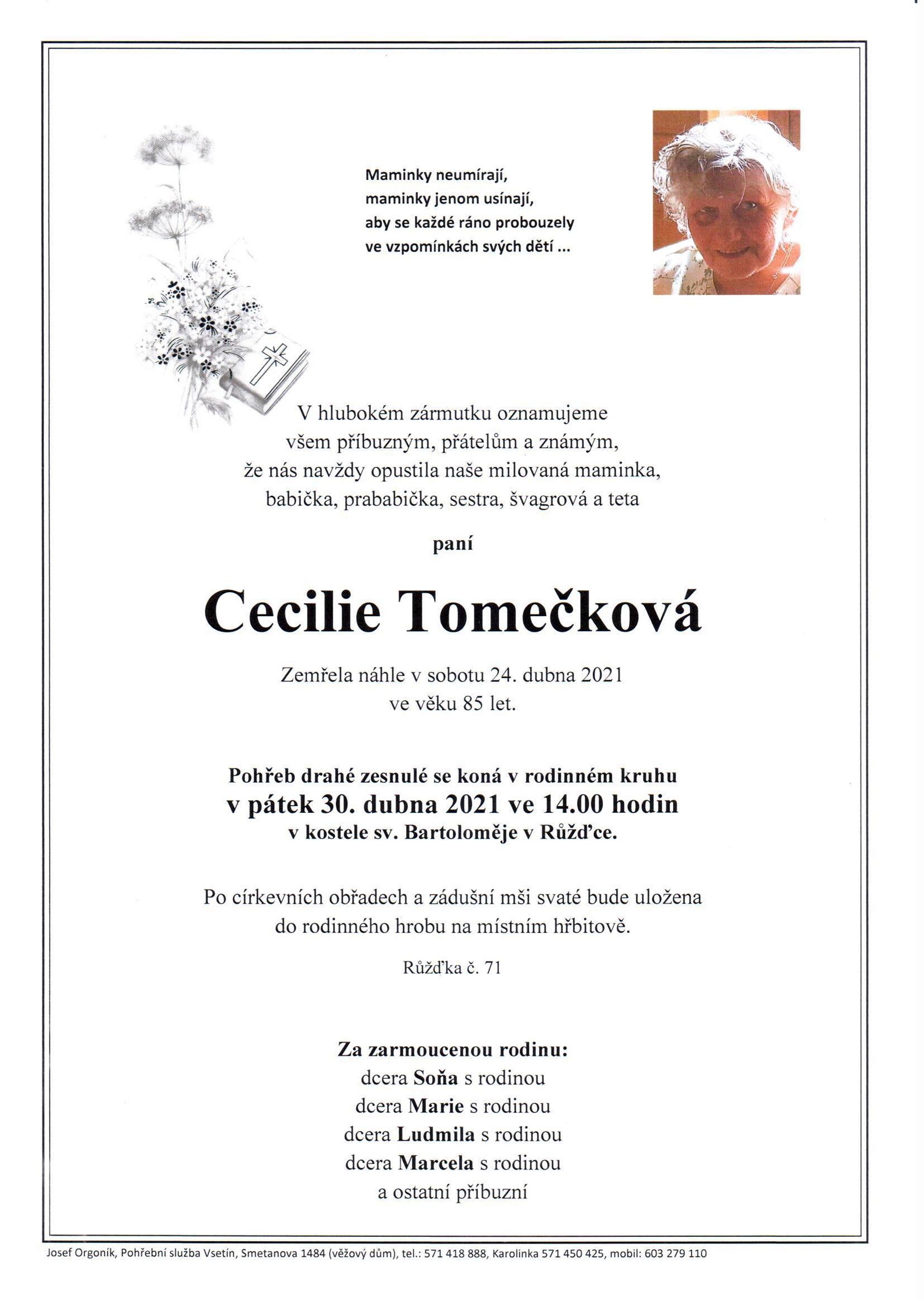 Cecilie Tomečková