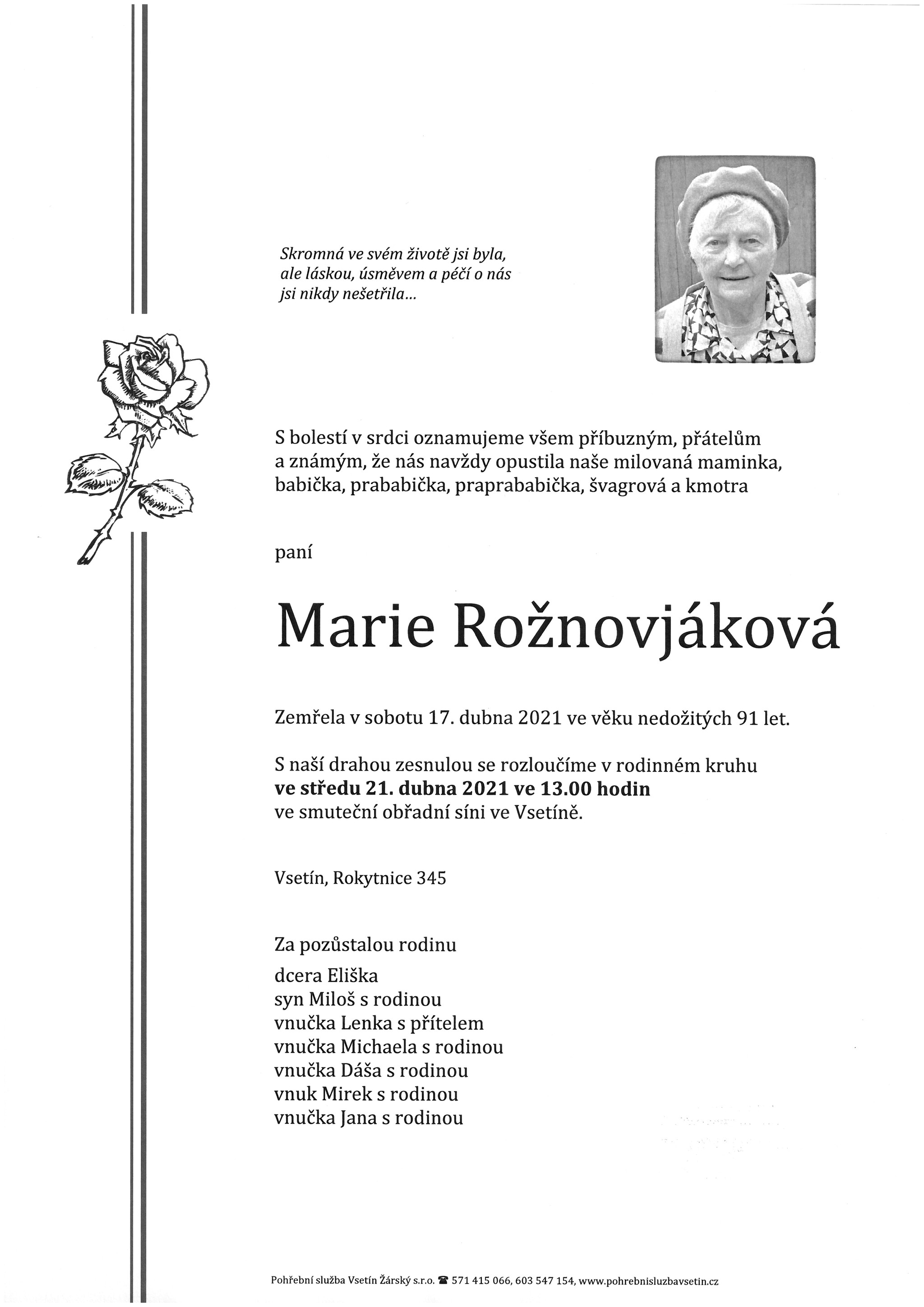 Marie Rožnovjáková