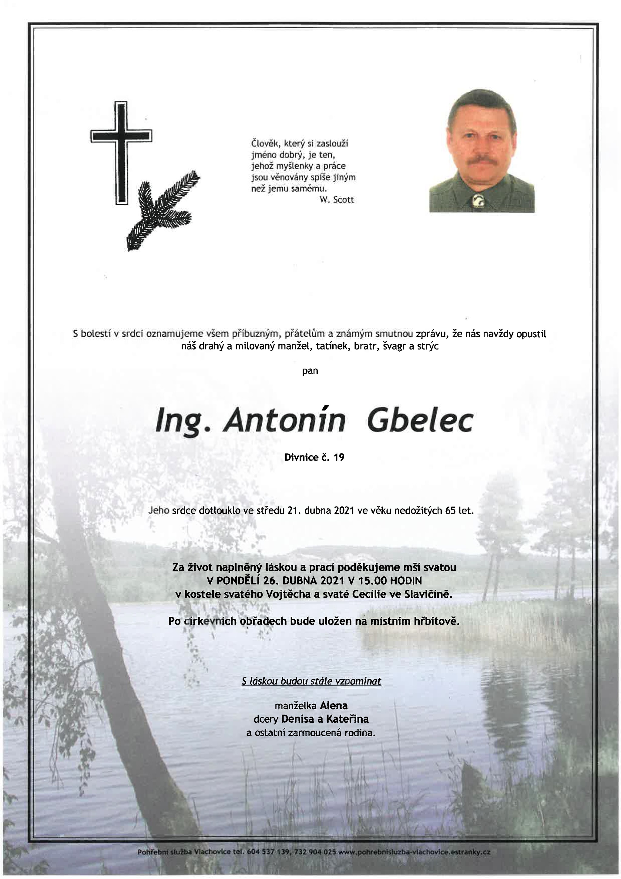 Ing. Antonín Gbelec