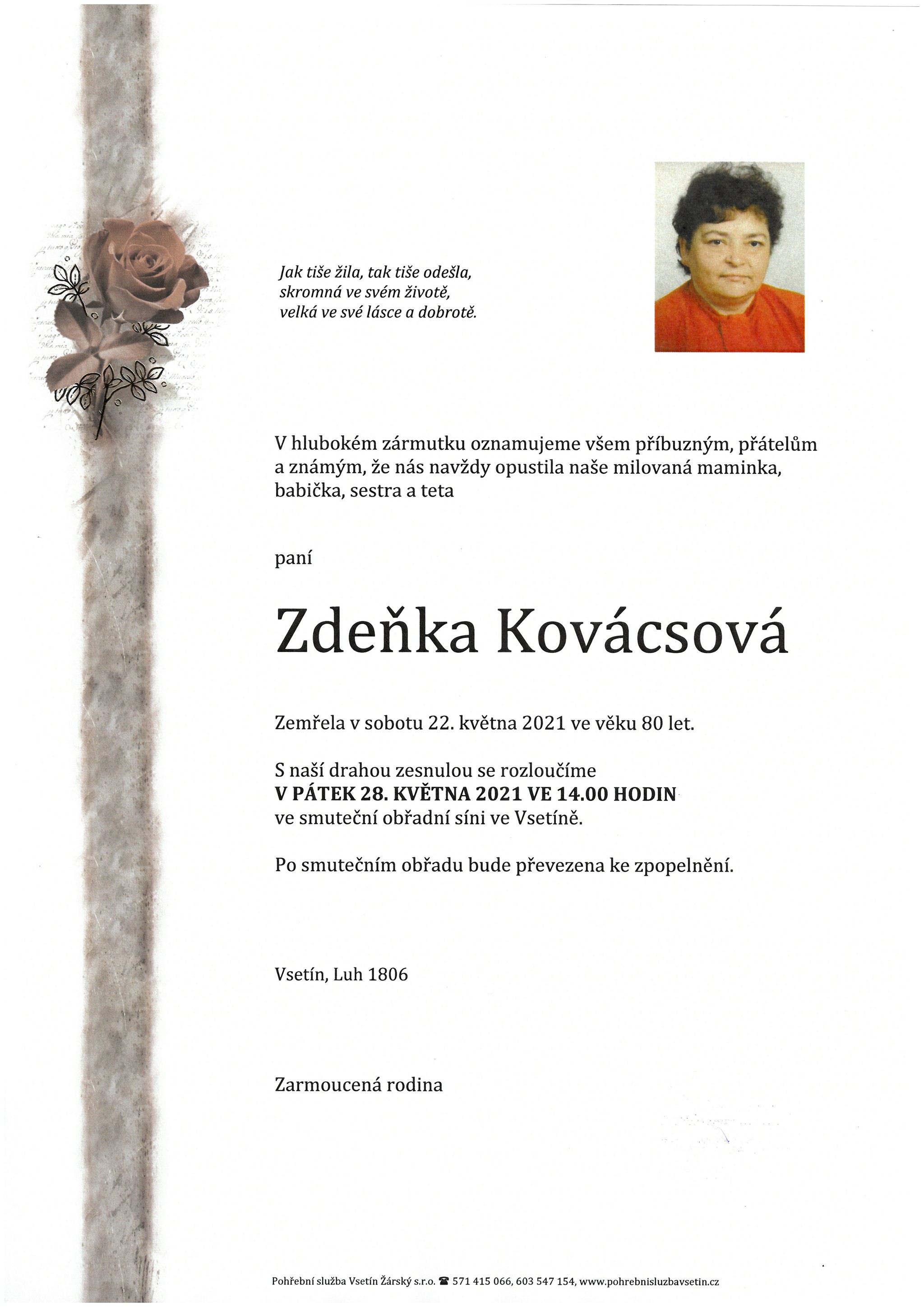 Zdeňka Kovácsová