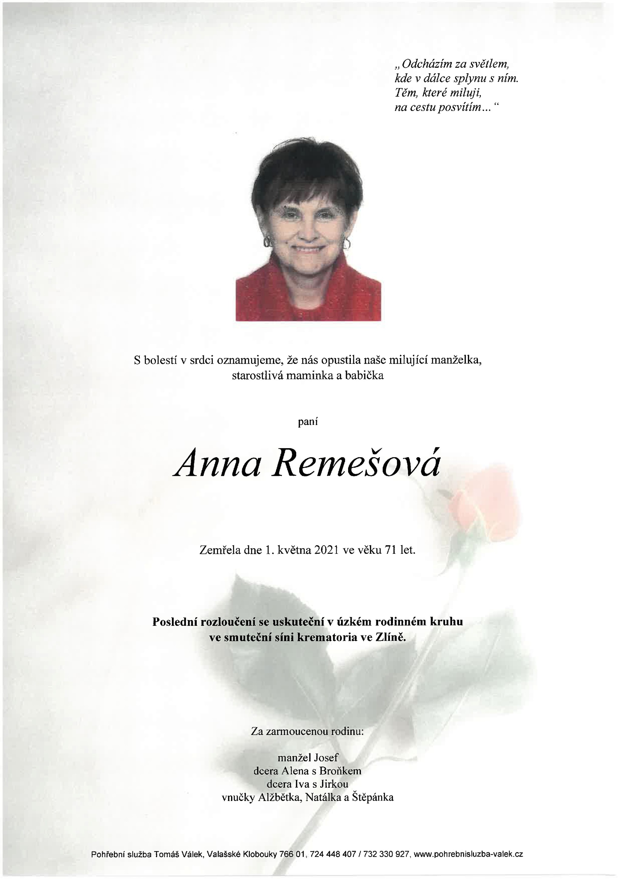 Anna Remešová