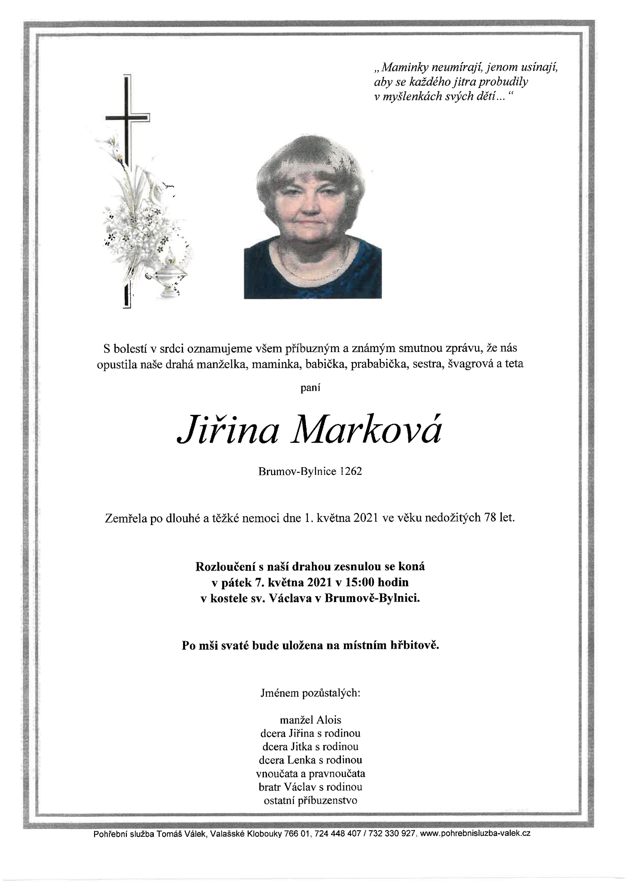 Jiřina Marková