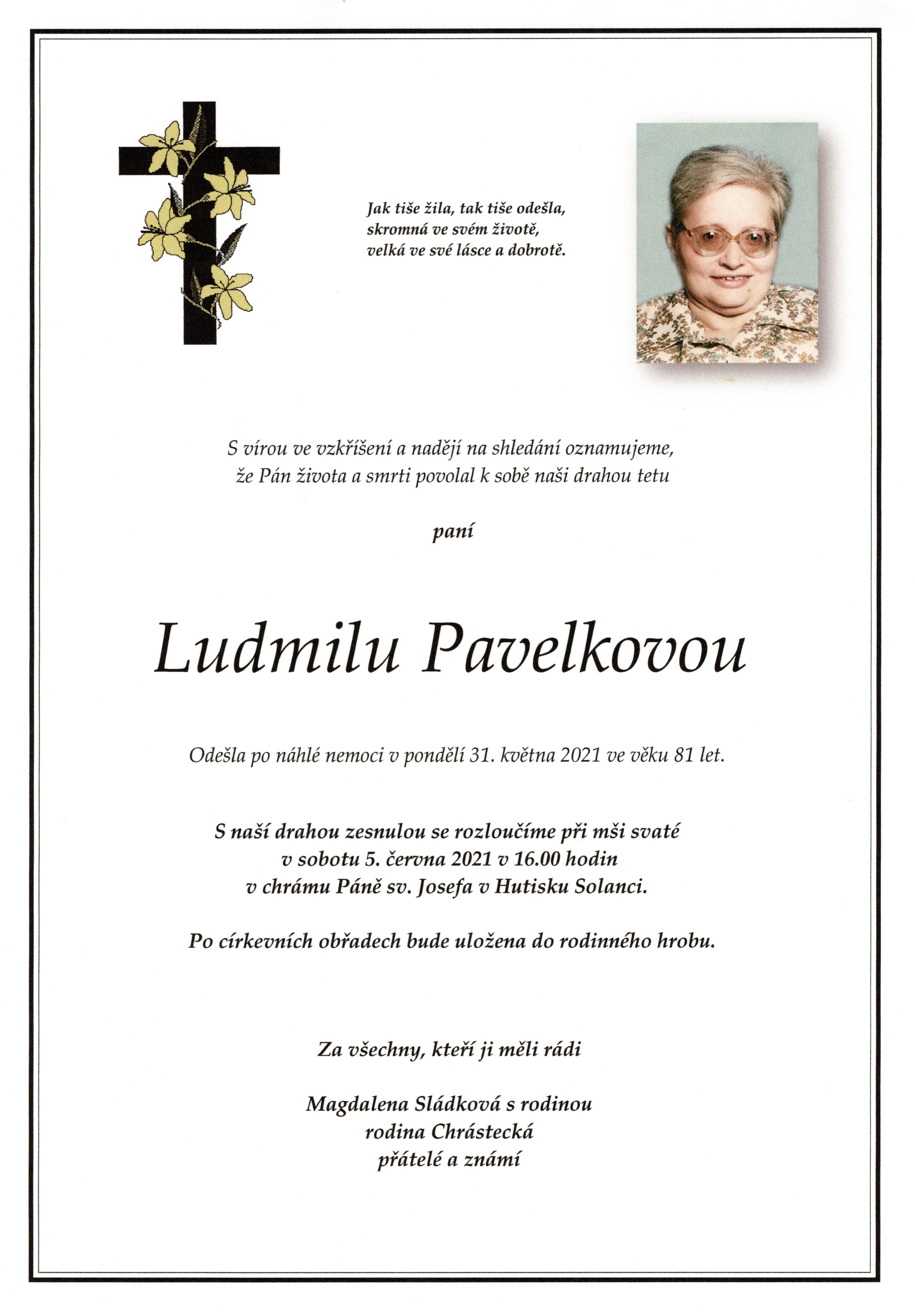 Ludmila Pavelková