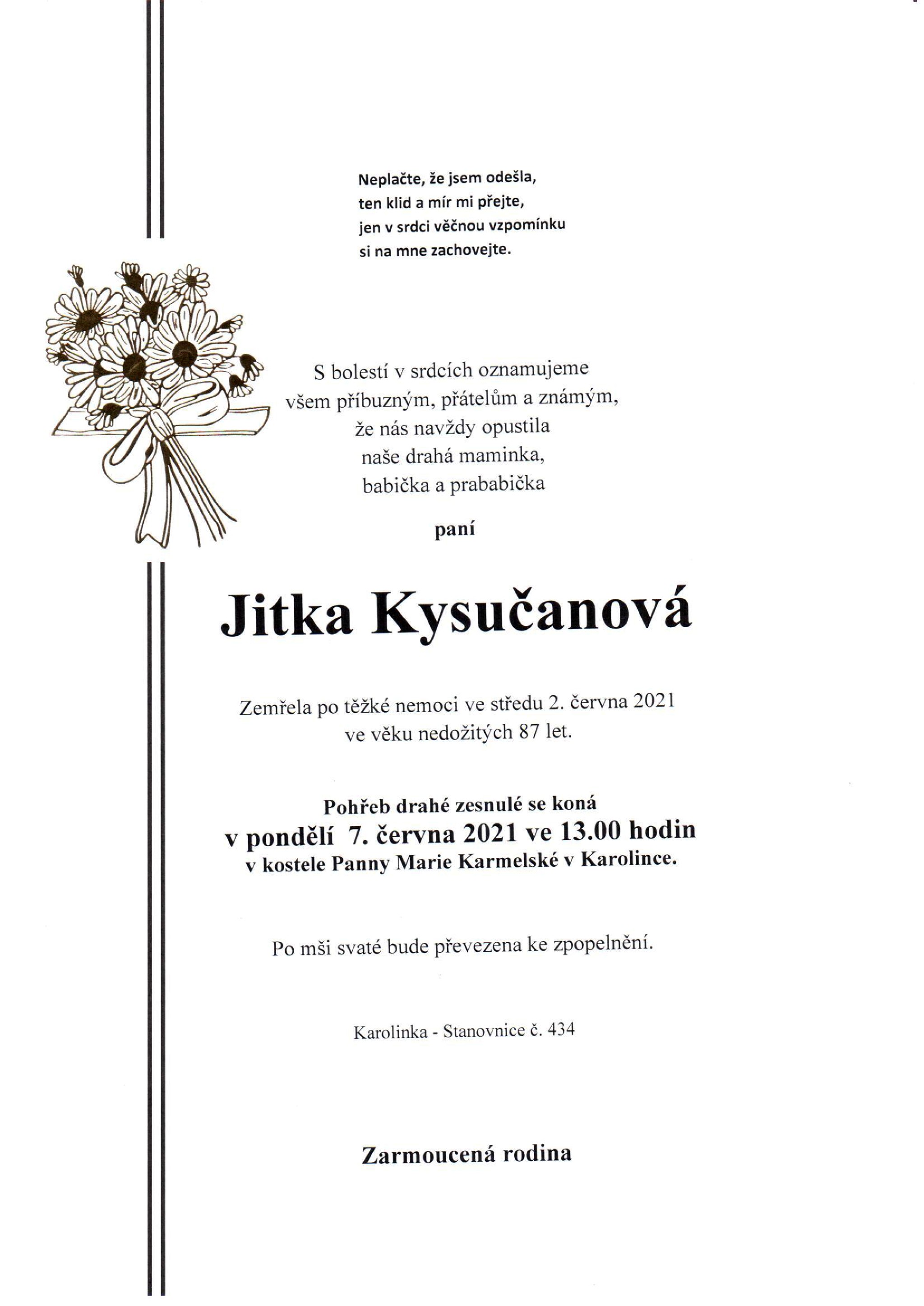 Jitka Kysučanová