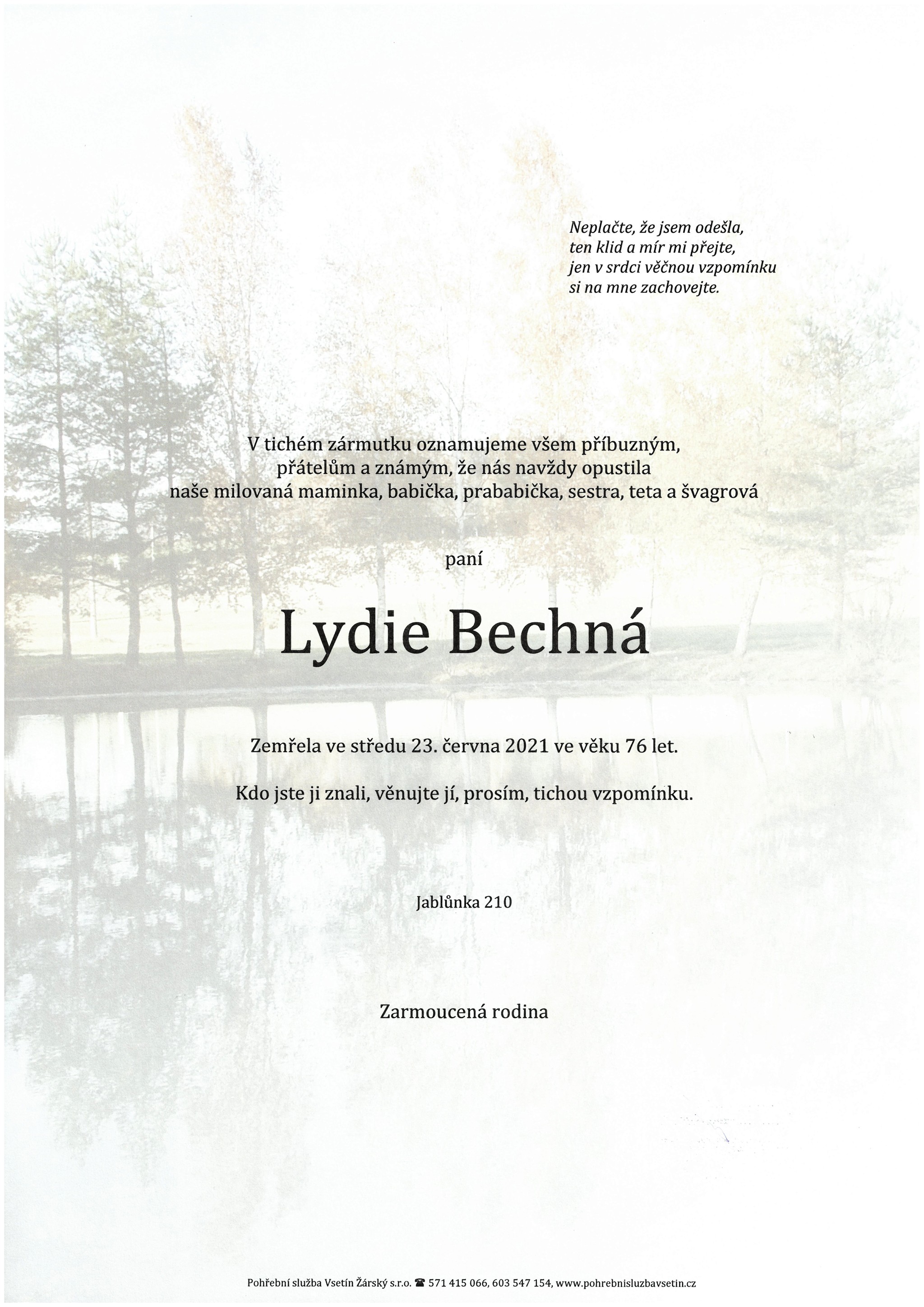 Lydie Bechná