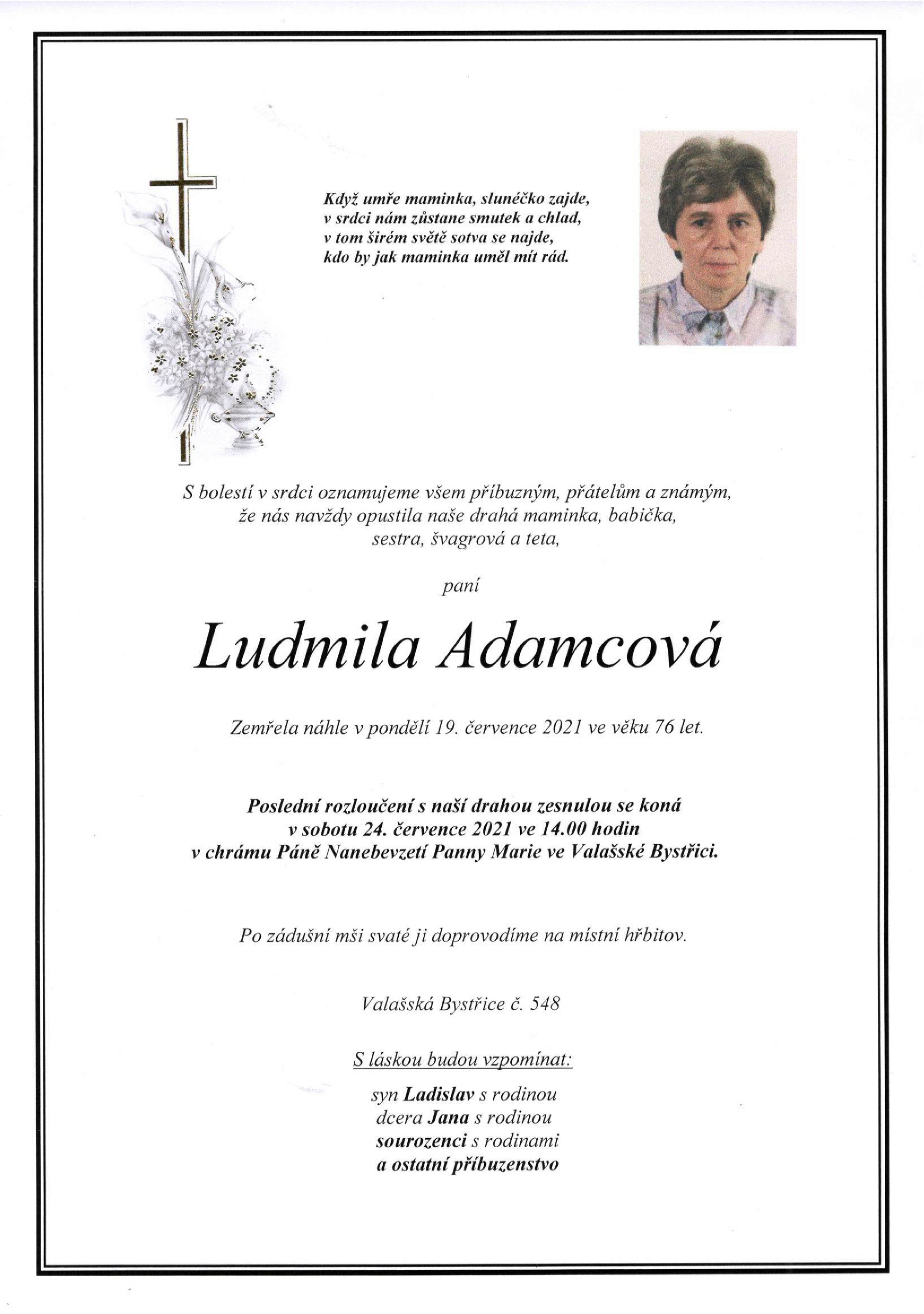 Ludmila Adamcová