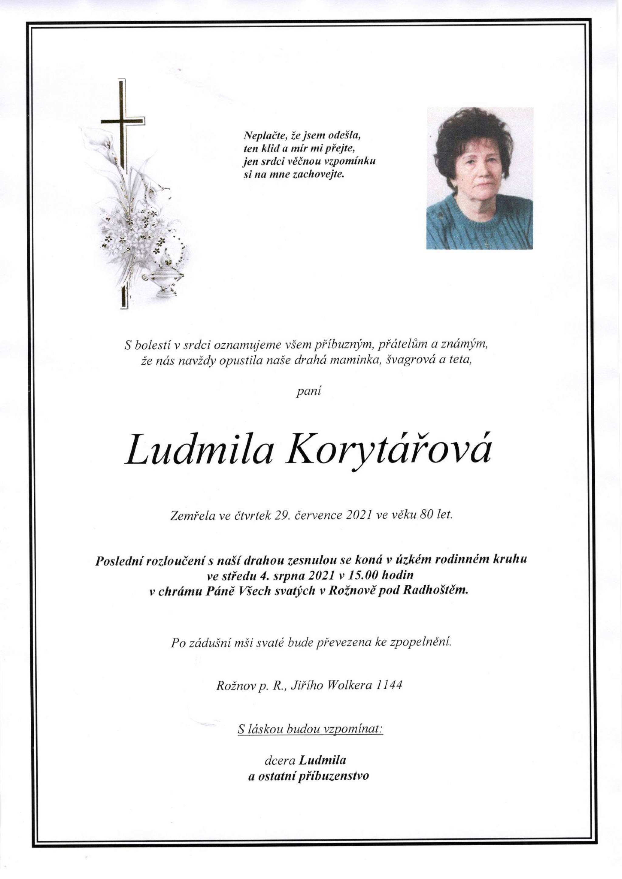 Ludmila Korytářová