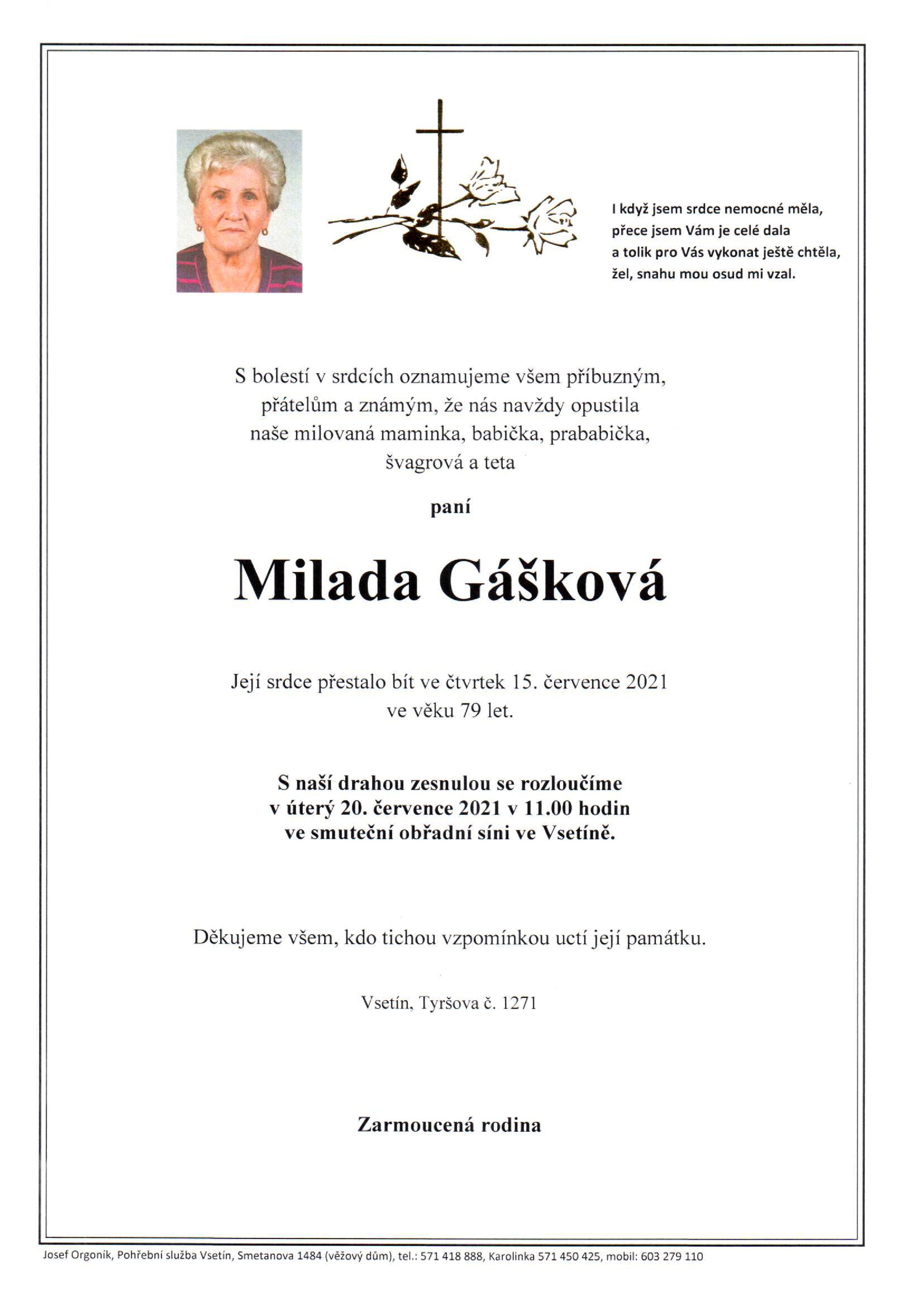Milada Gášková