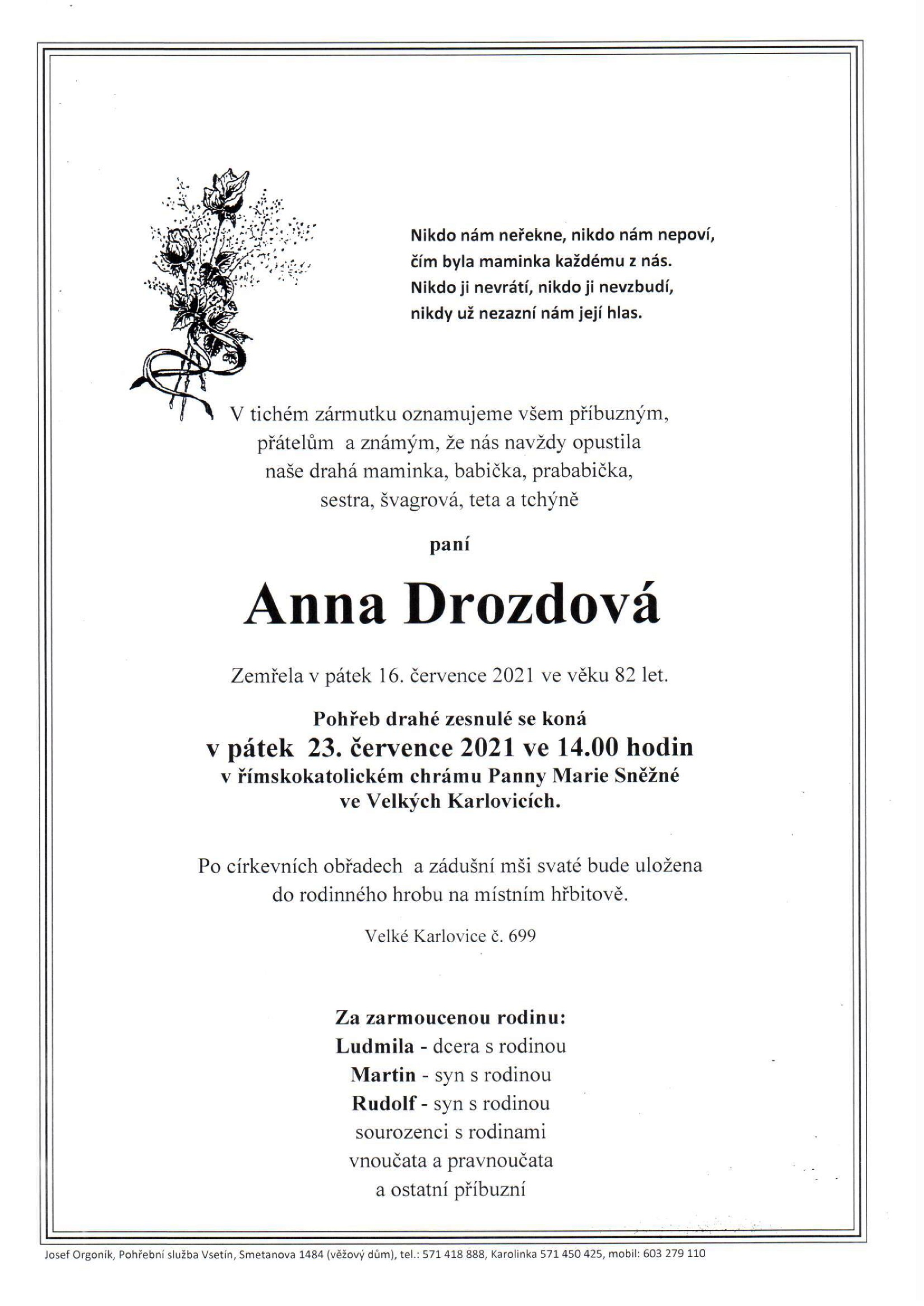 Anna Drozdová