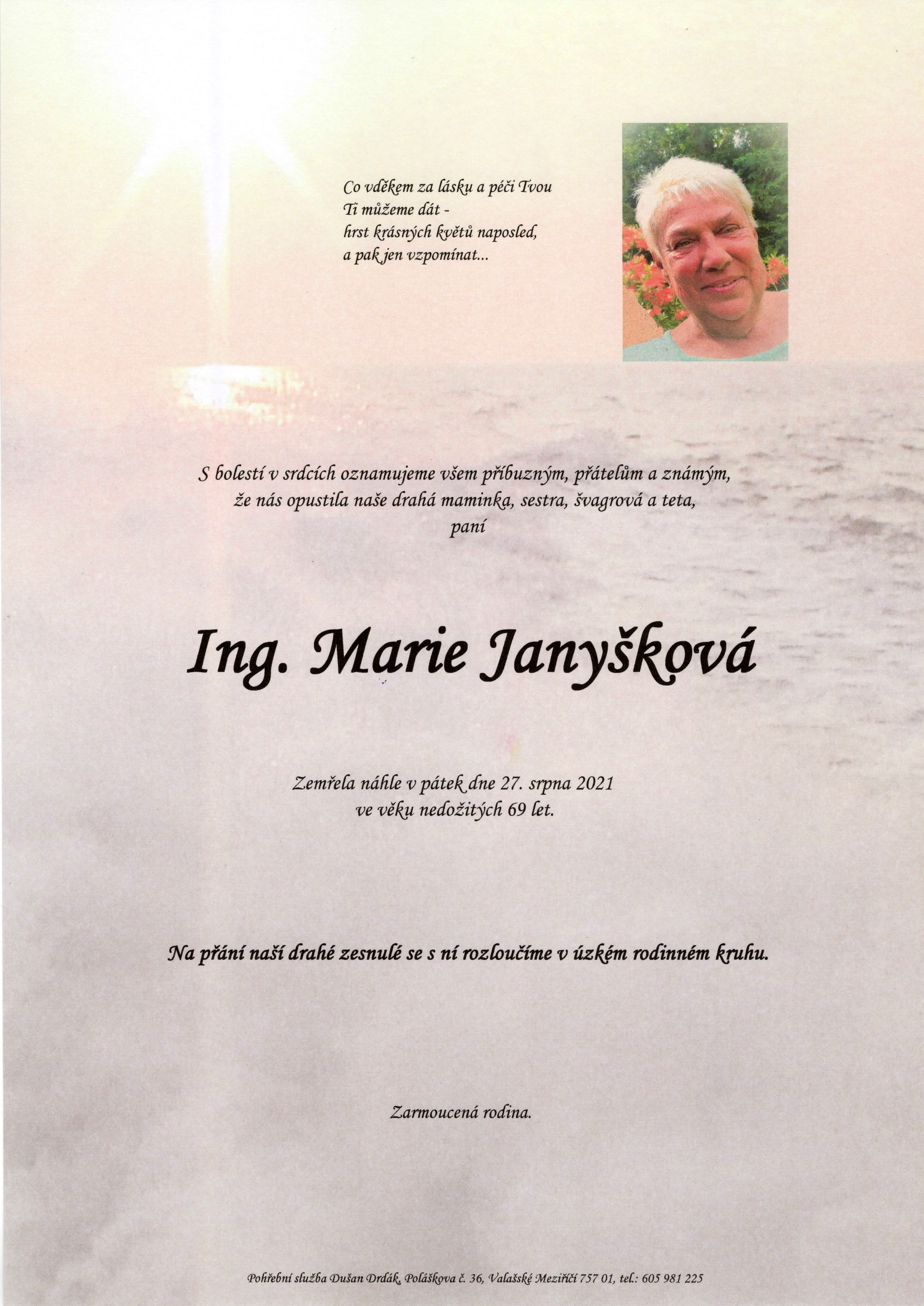 Ing. Marie Janyšková