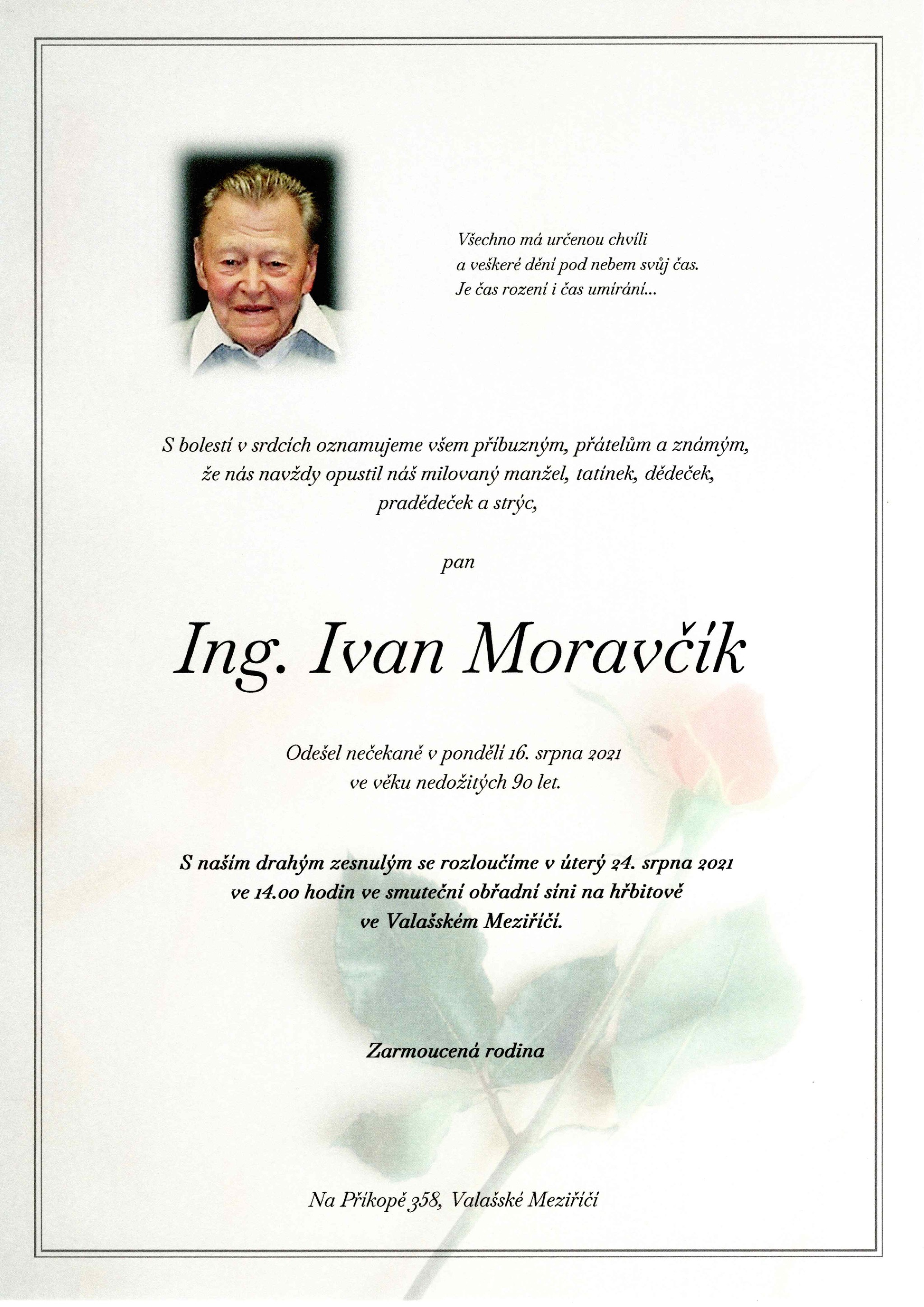 Ing. Ivan Moravčík