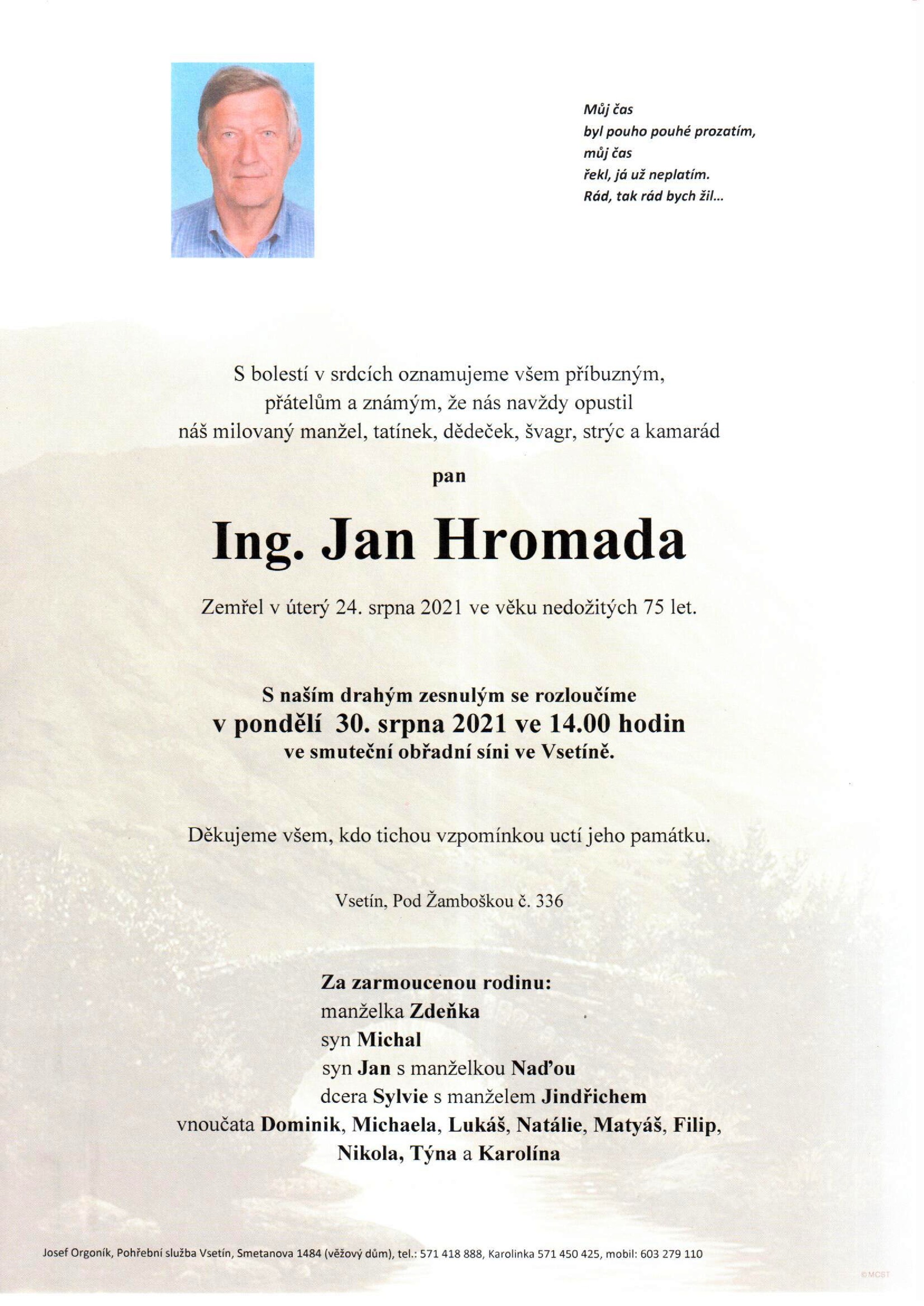 Ing. Jan Hromada