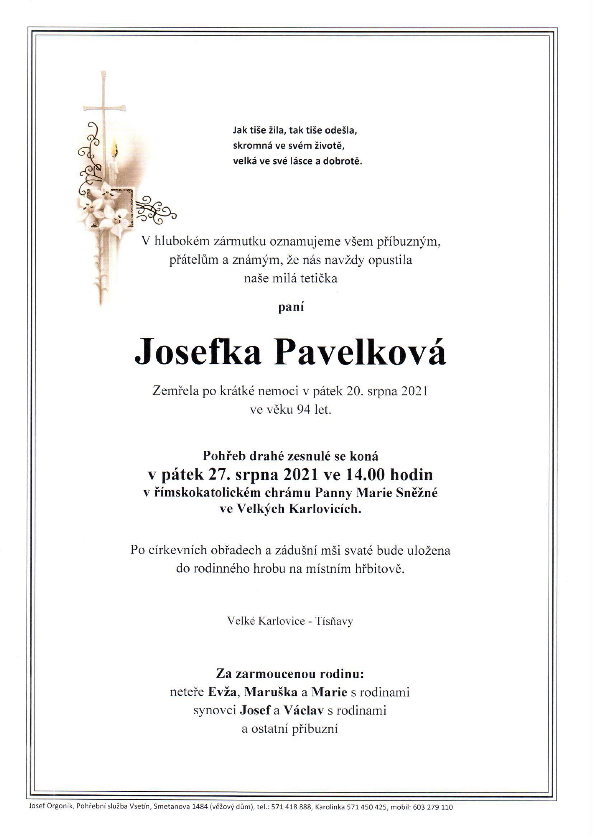 Josefka Pavelková