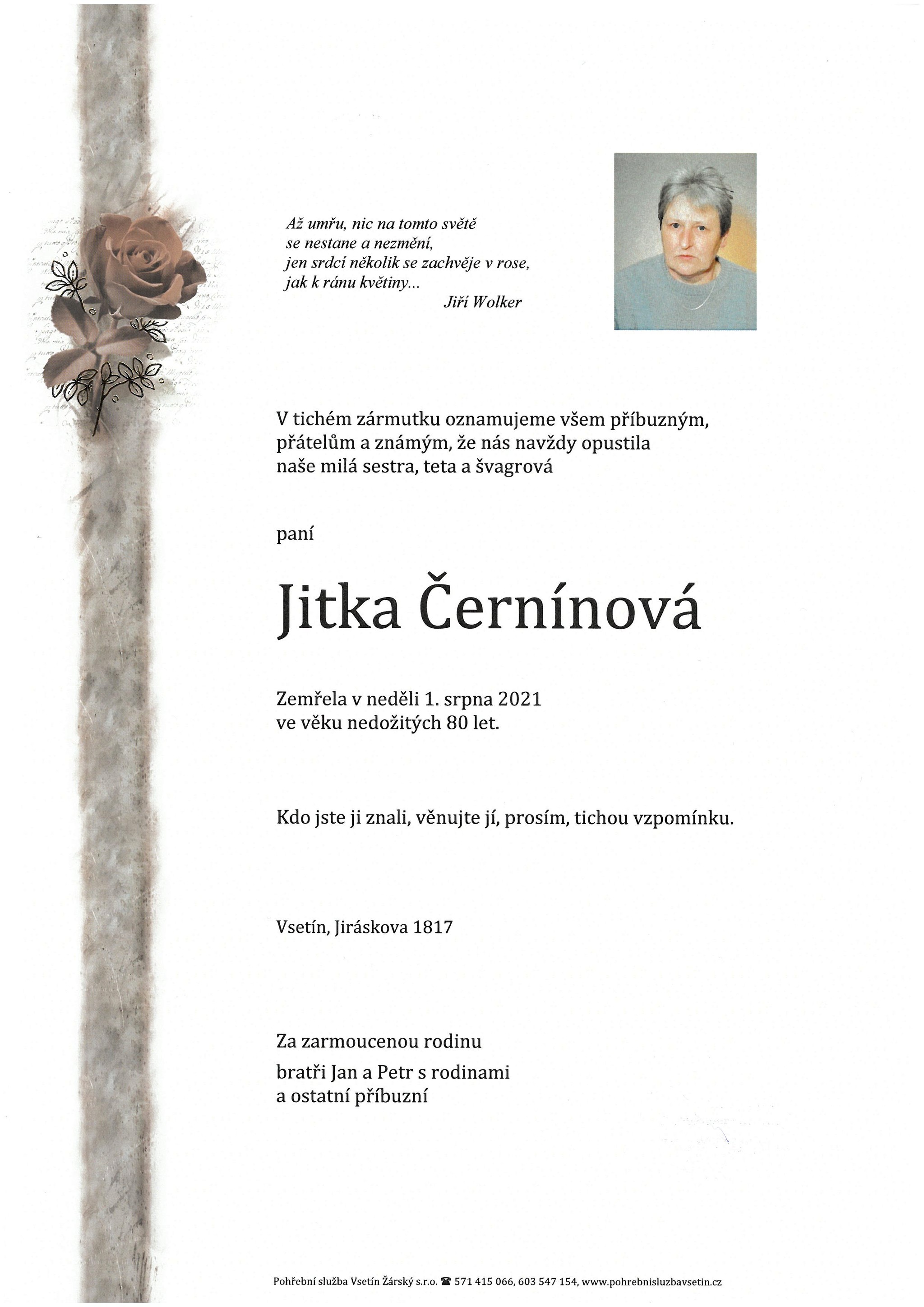 Jitka Černínová