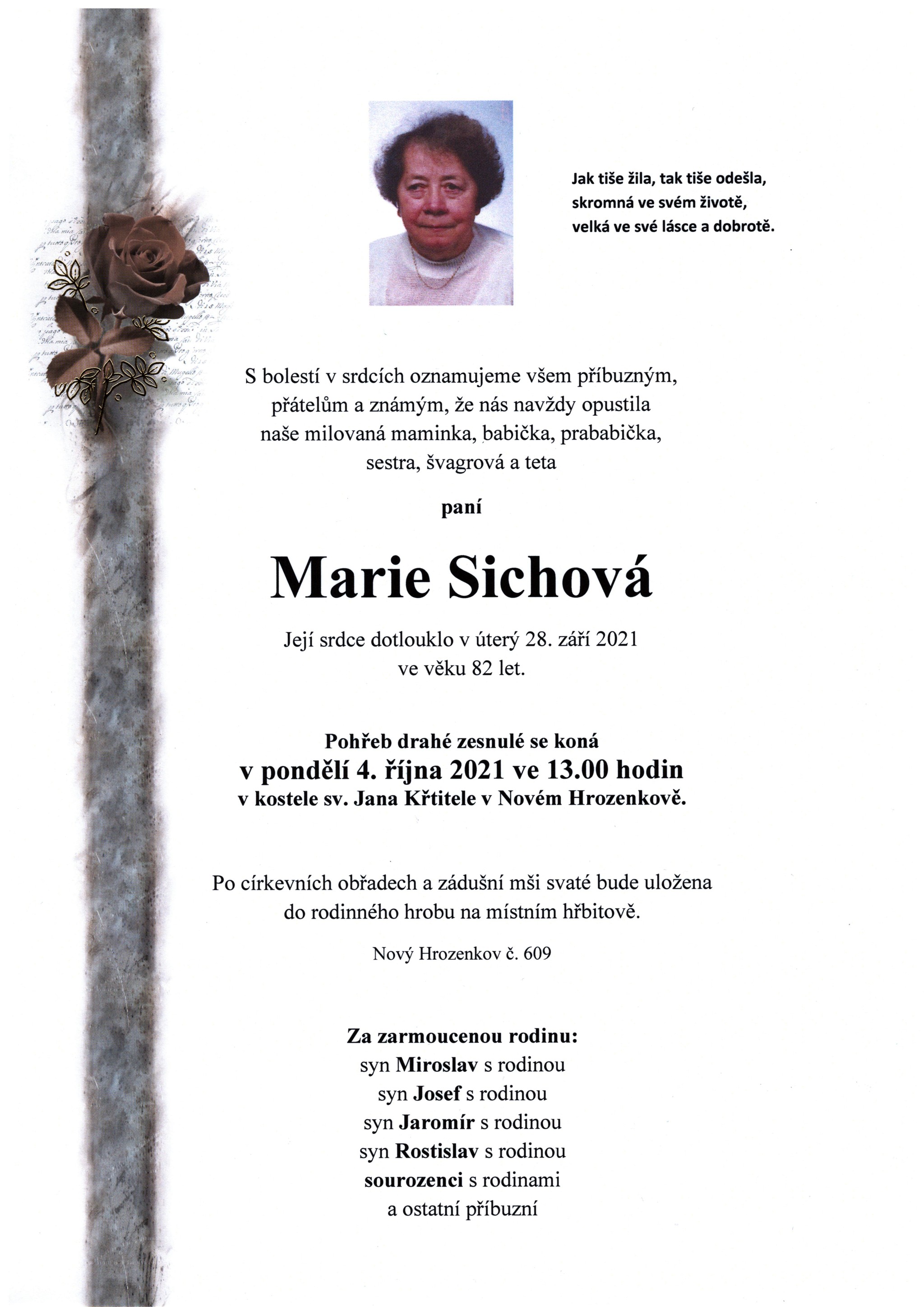 Marie Sichová