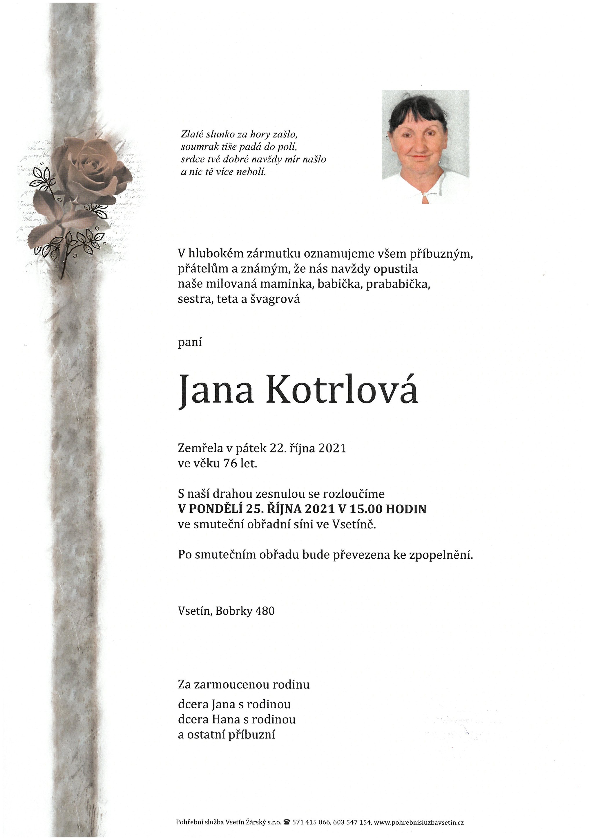 Jana Kotrlová