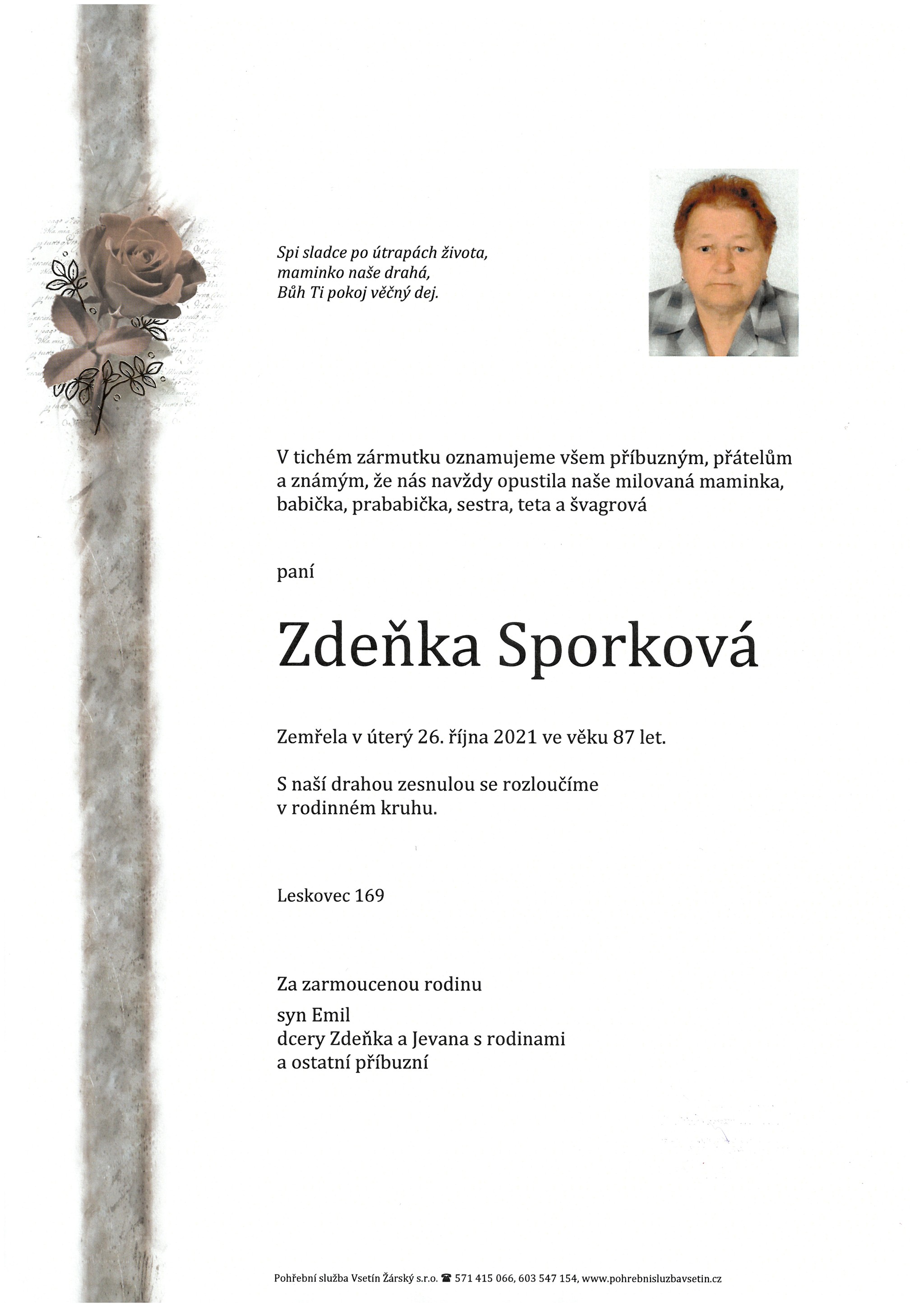 Zdeňka Sporková