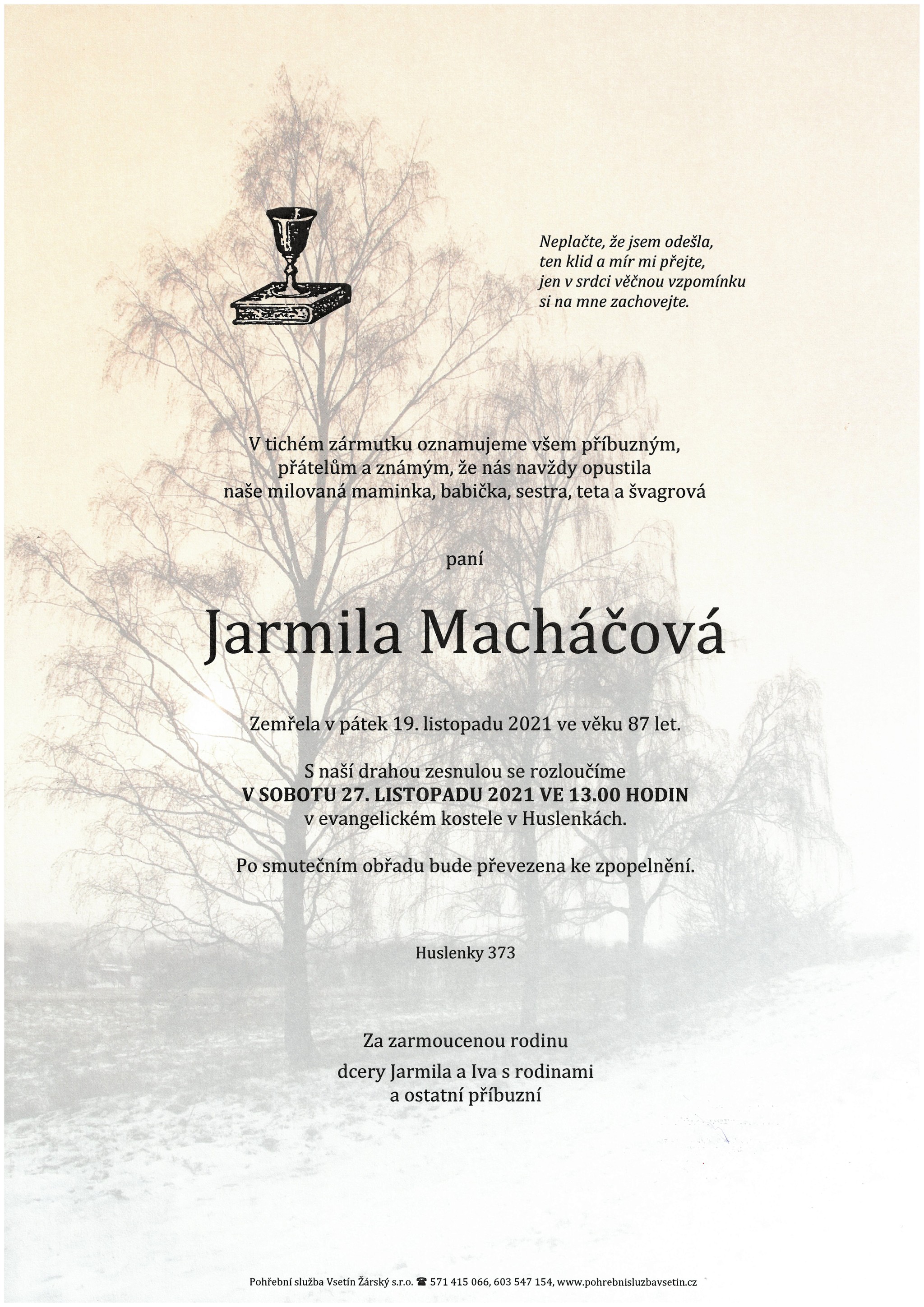 Jarmila Macháčová