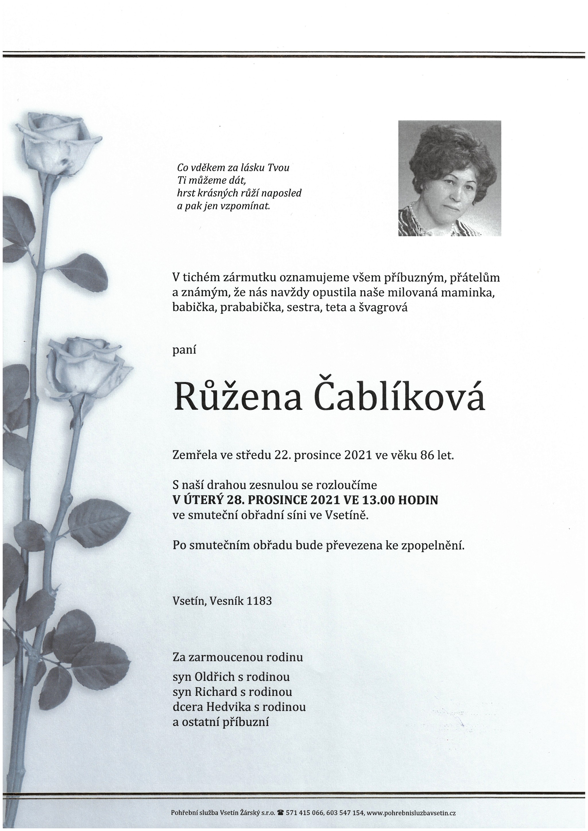 Růžena Čablíková