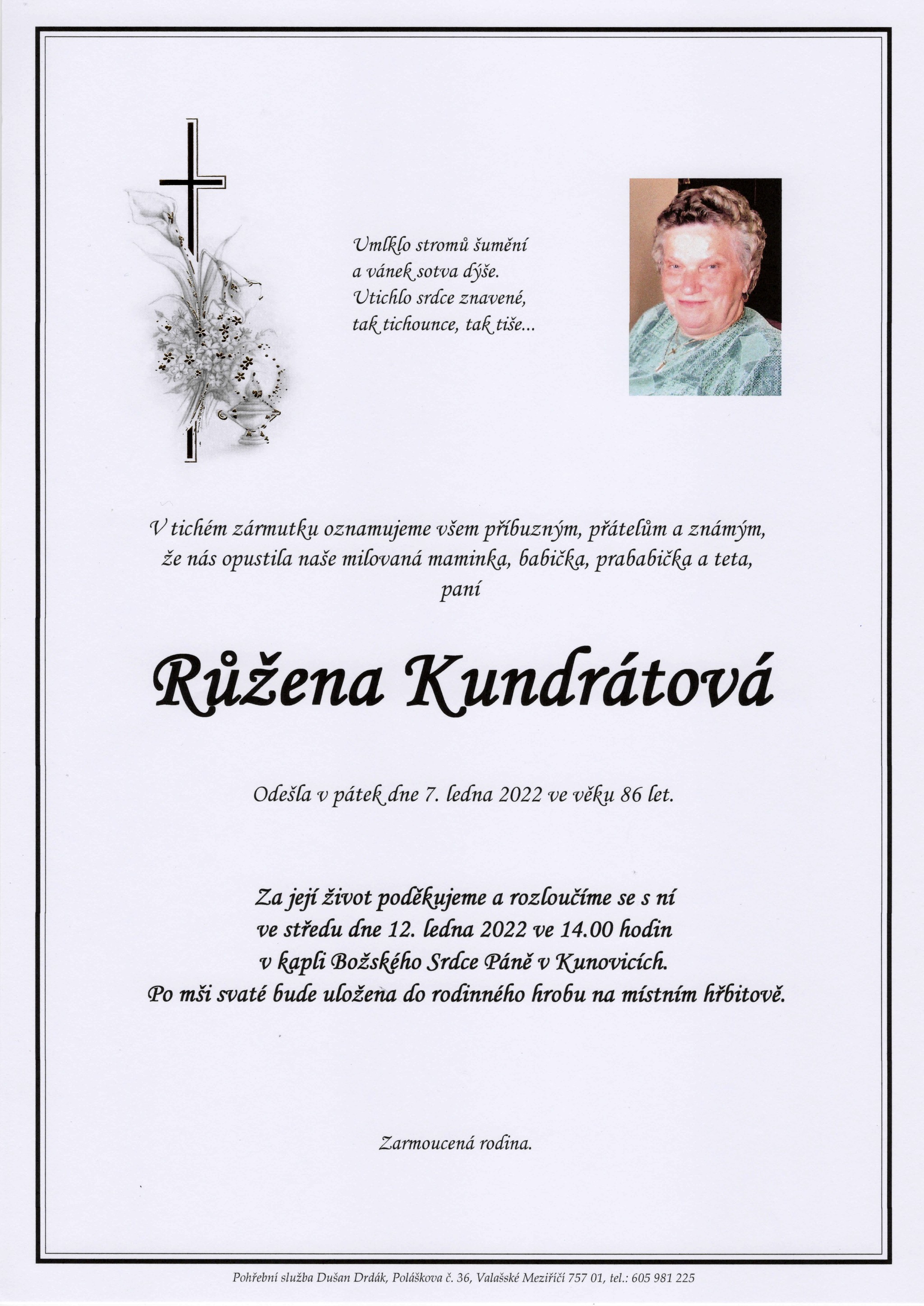 Růžena Kundrátová