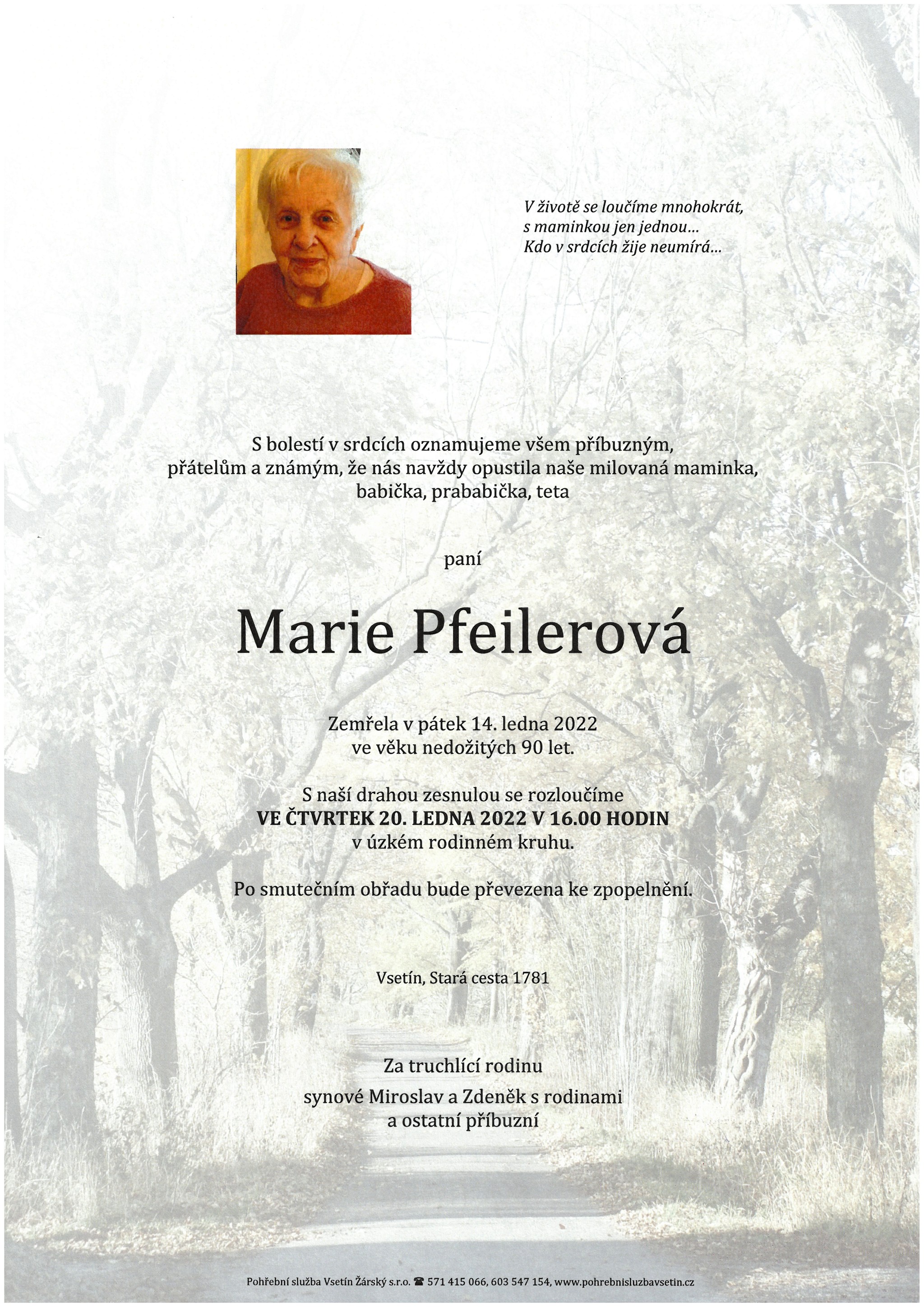 Marie Pfeilerová