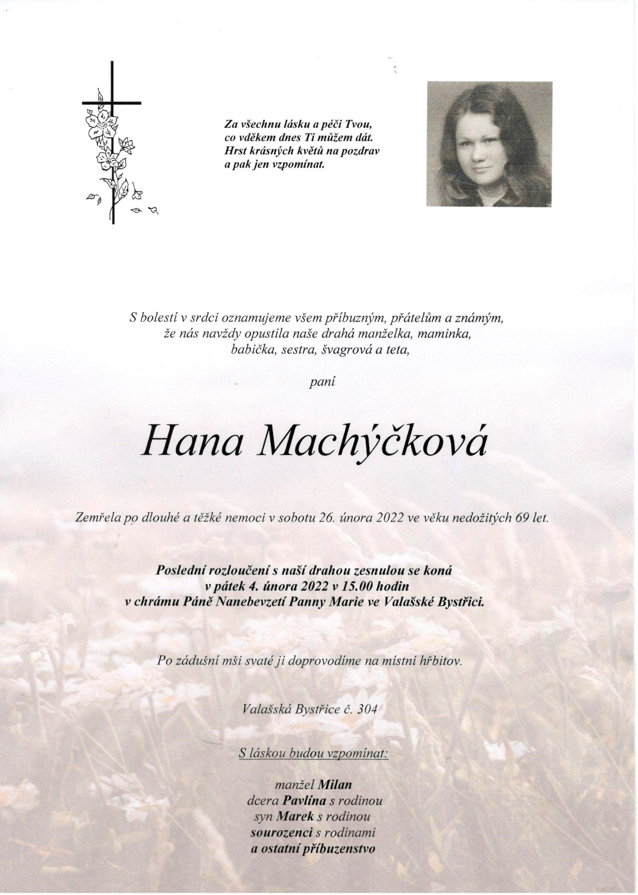 Hana Machýčková
