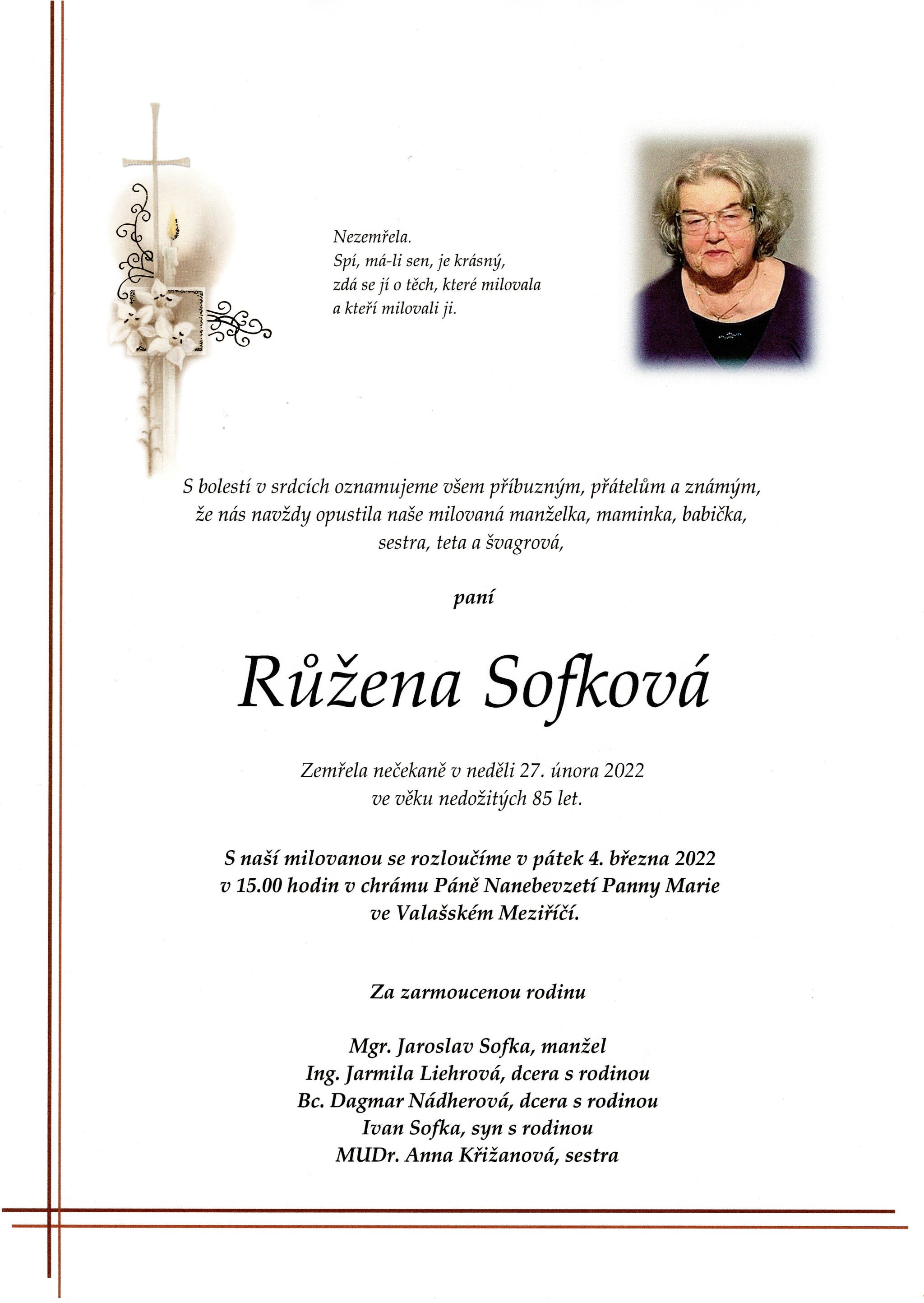 Růžena Sofková